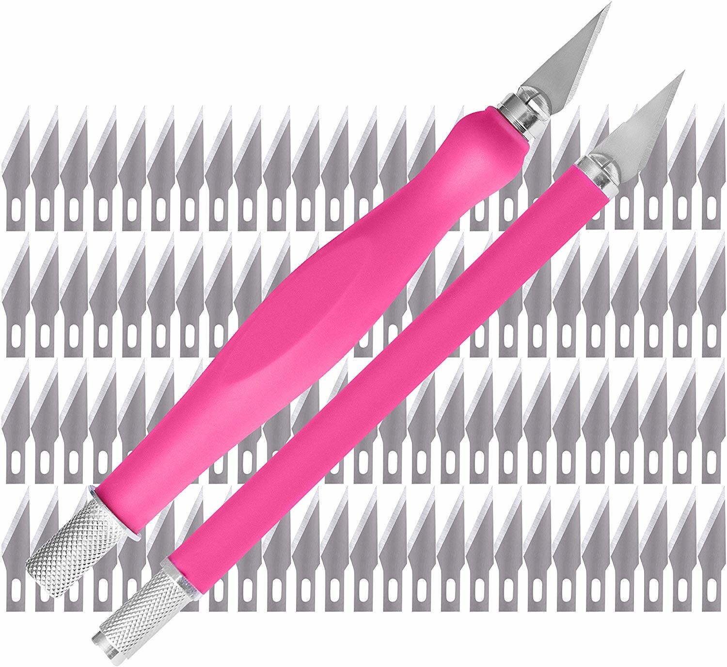 W.A. Portman Pink Craft Knife Set