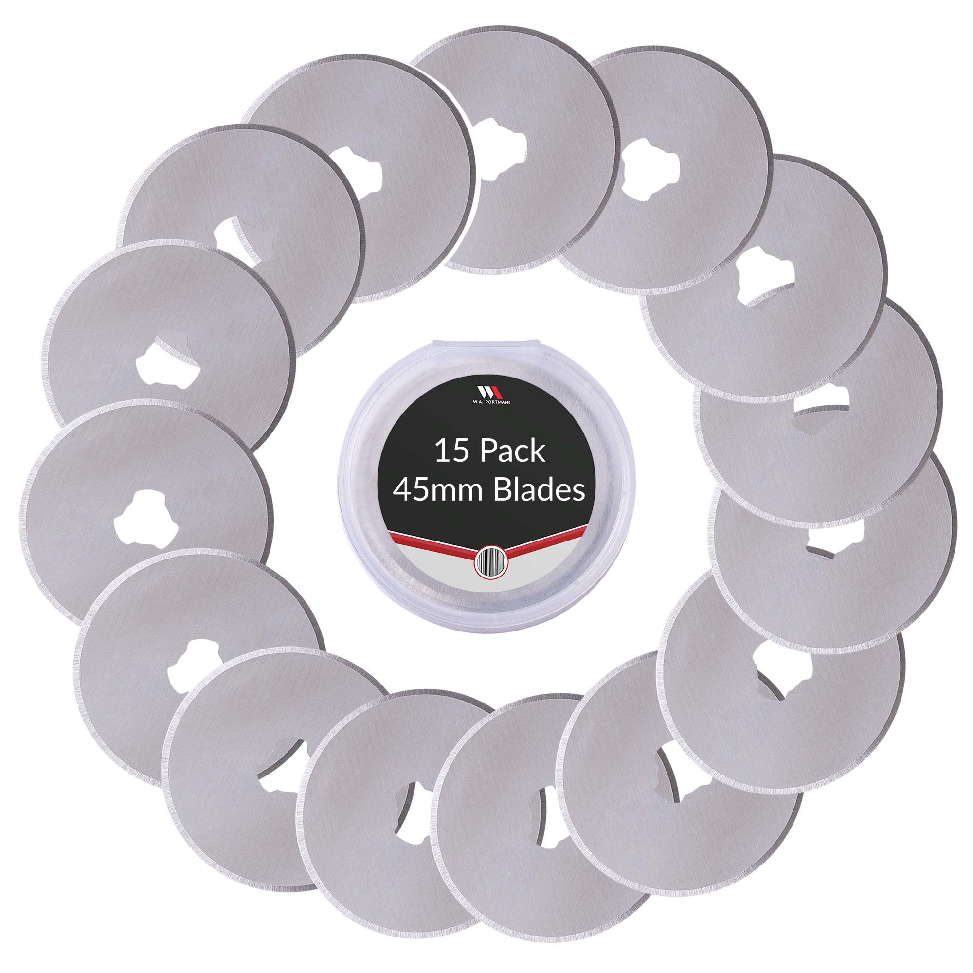 W.A. Portman 15pk Rotary Cutter Blades