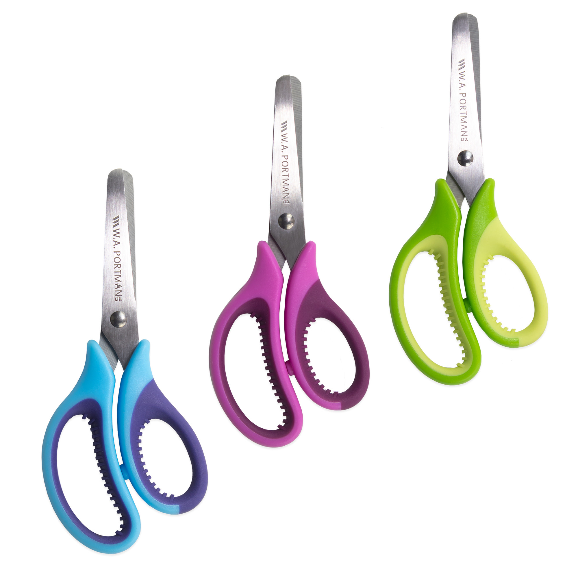 W.A. Portman 3 Pack Blunt Kids Scissors