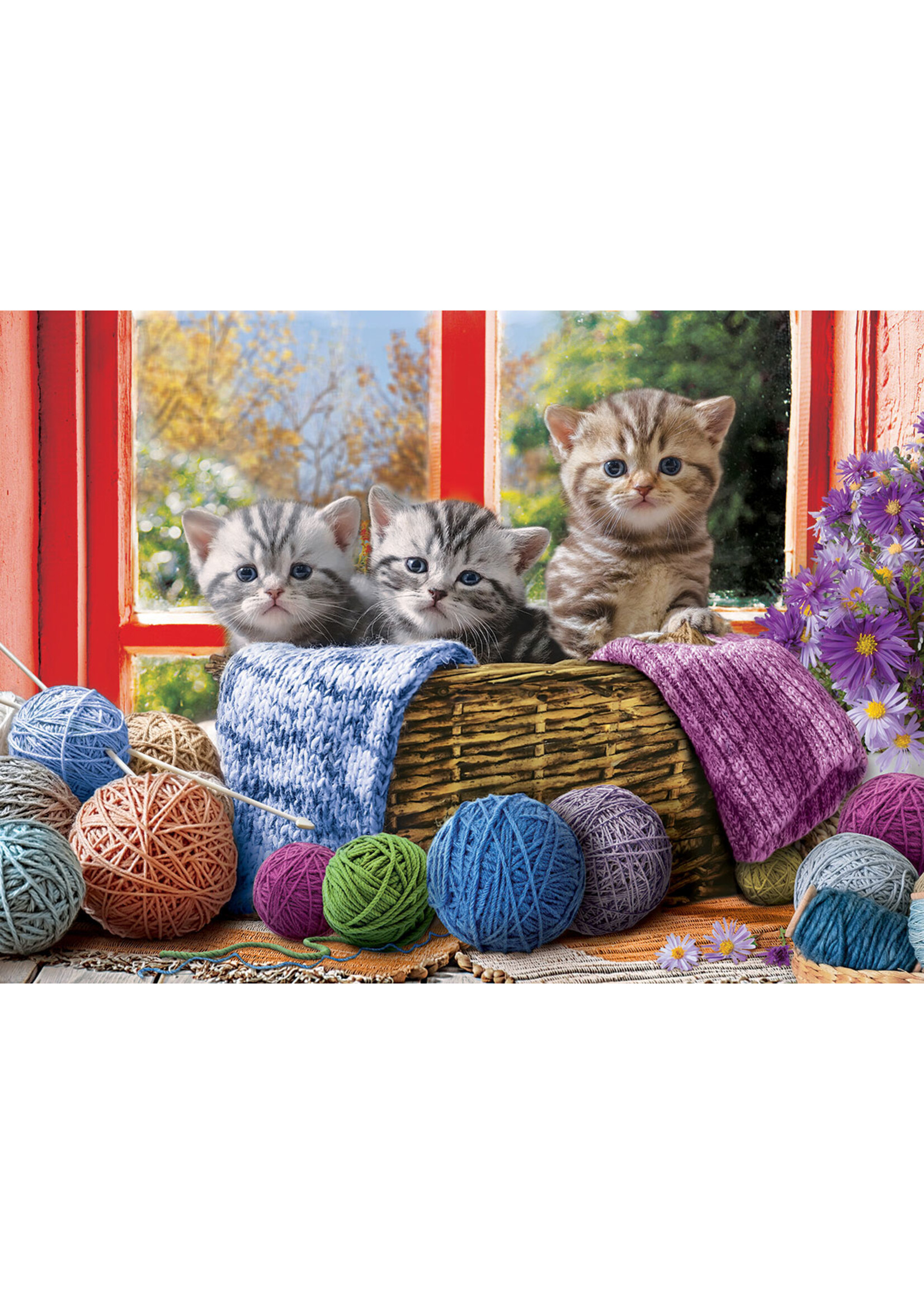 Eurographics "Knittin' Kittens" 500 Piece Puzzle