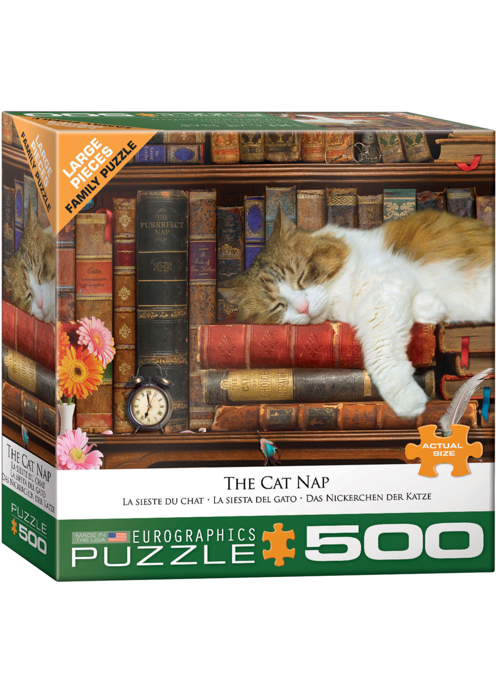 Eurographics "The Cat Nap"  500 Piece Puzzle