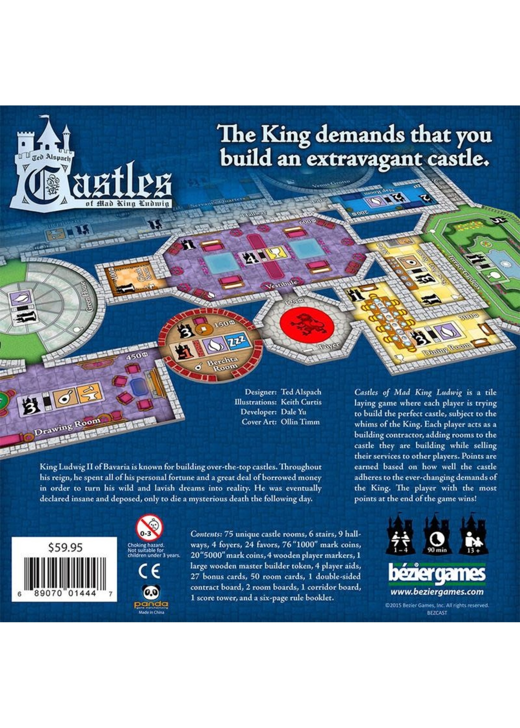 Bezier Games Castles of Mad King Ludwig