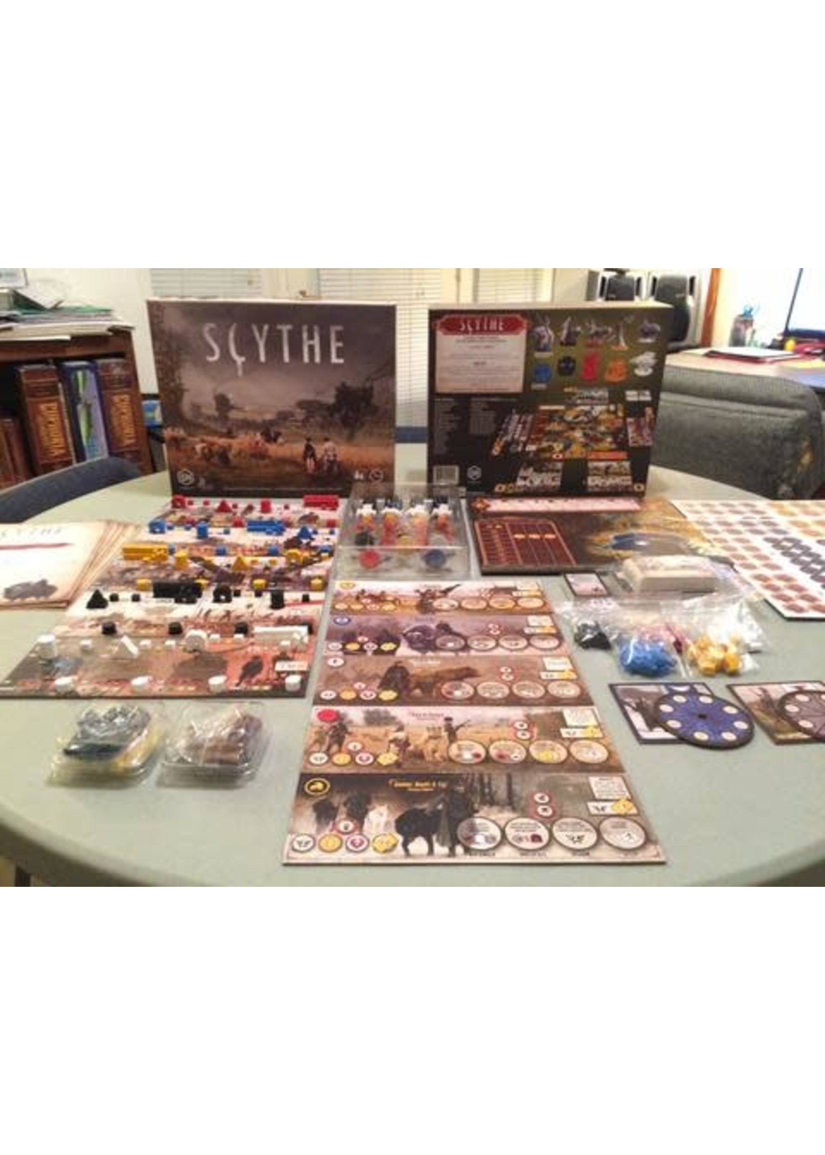 Stonemaier Games , Scythe, Board Game, Ages 14+, 1-5 Players, 90