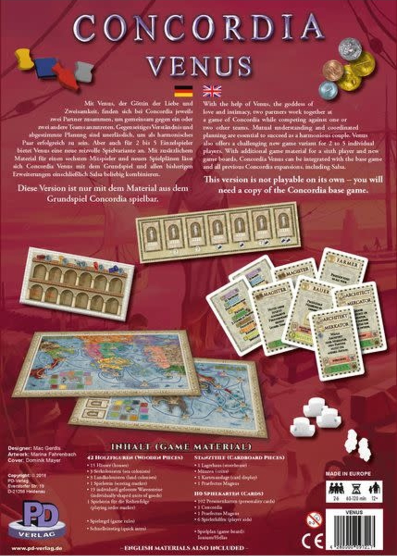 Rio Grande Games Concordia: Venus Expansion