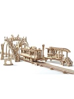 UGears Mechanical Town: Tram Line Wood Model