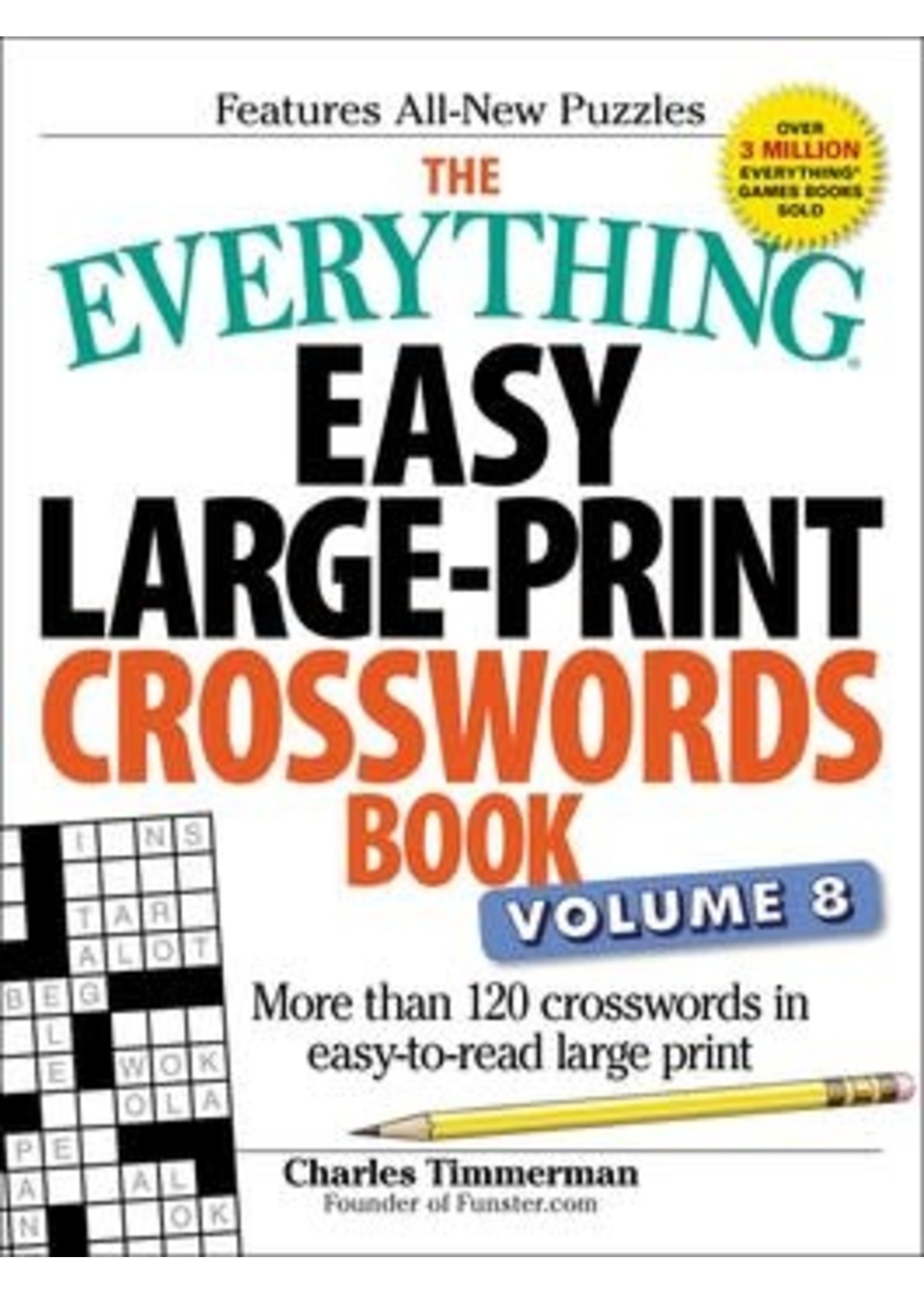Simon & Schuster The Everything Easy Large Prints Crosswords Book Vol.8