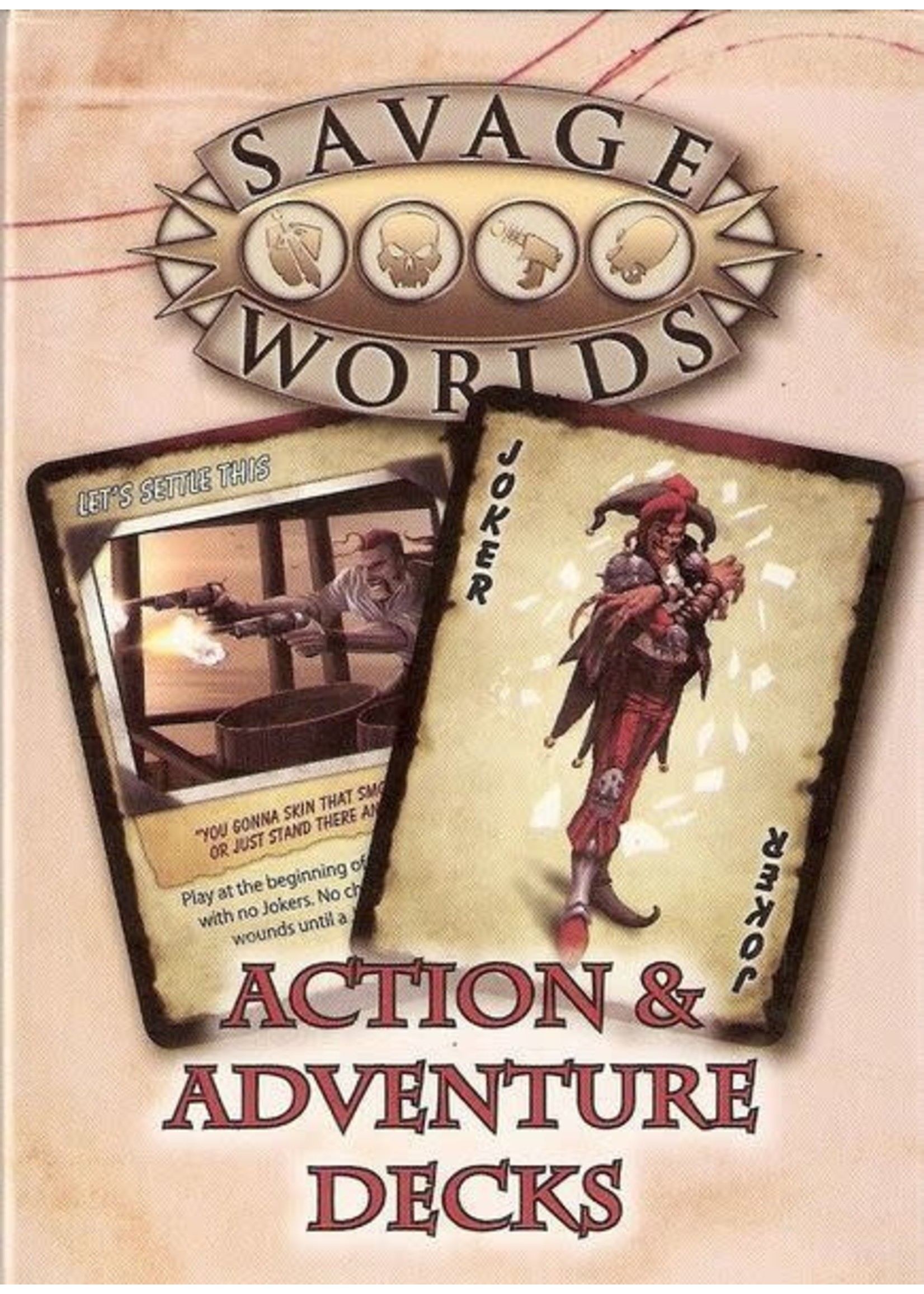 Pinnacle Entertainment Group Savage Worlds: Action & Adventure Decks