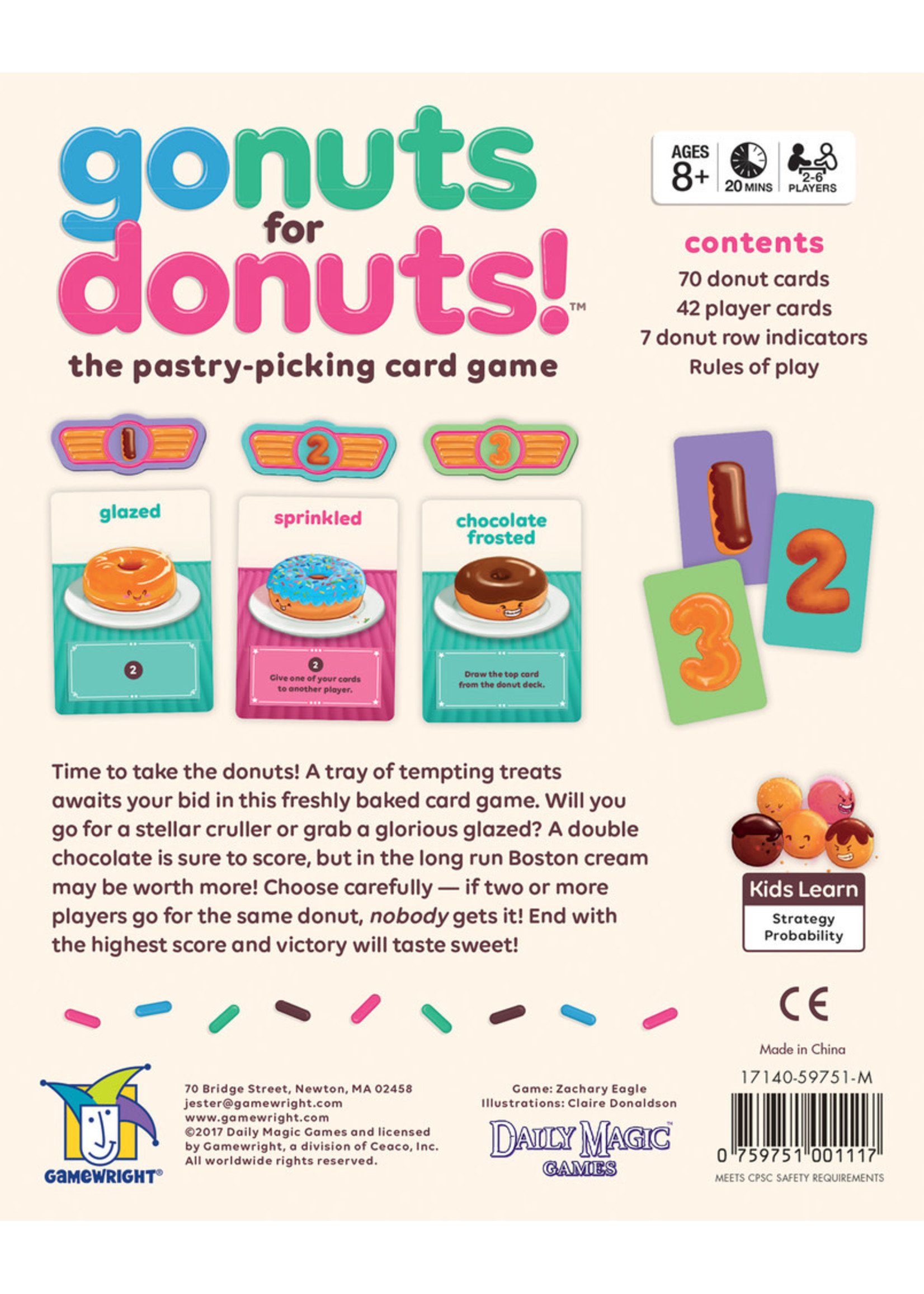 Gamewright Go Nuts for Donuts