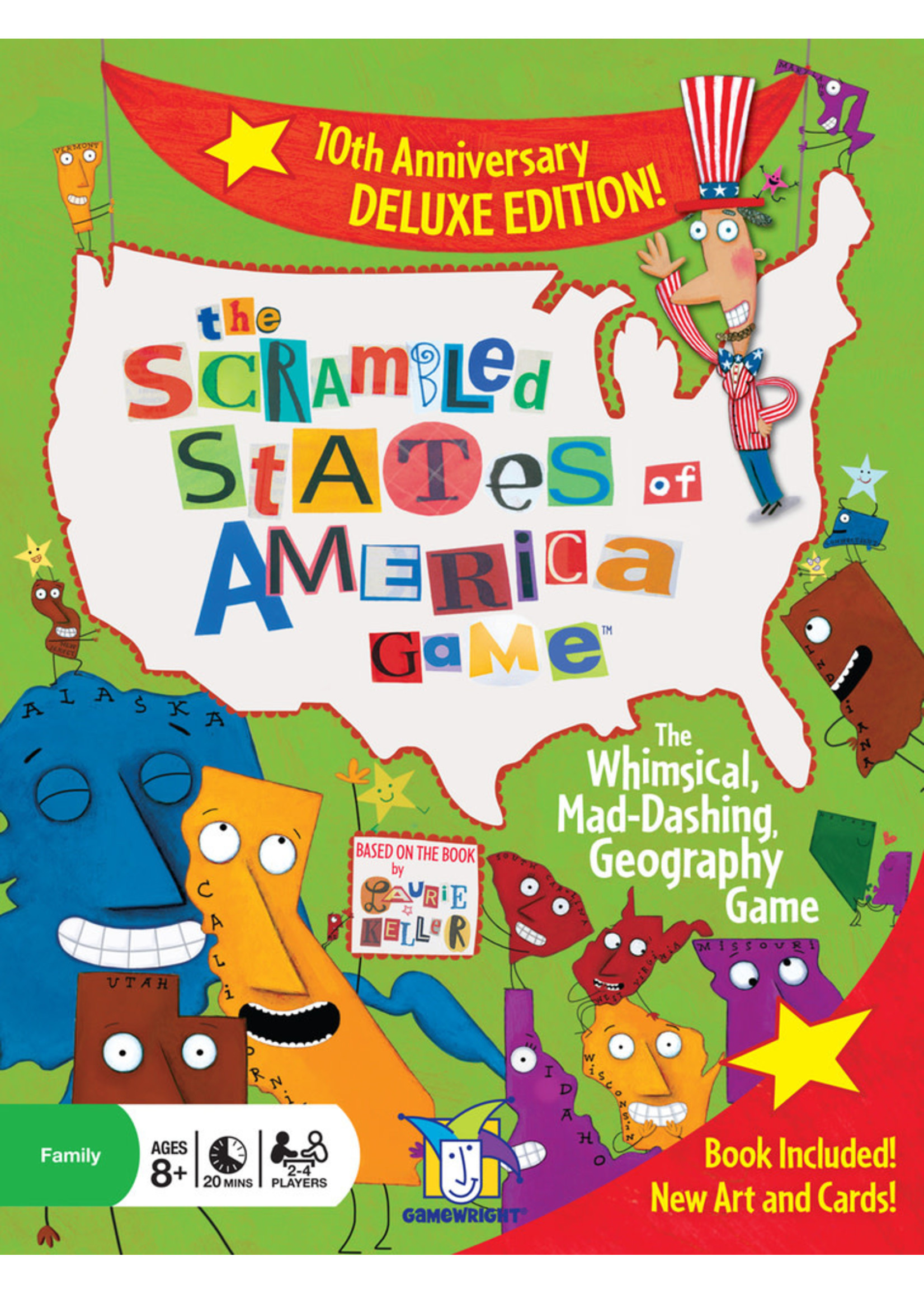 Gamewright The Scrambled States of America - Deluxe Edition