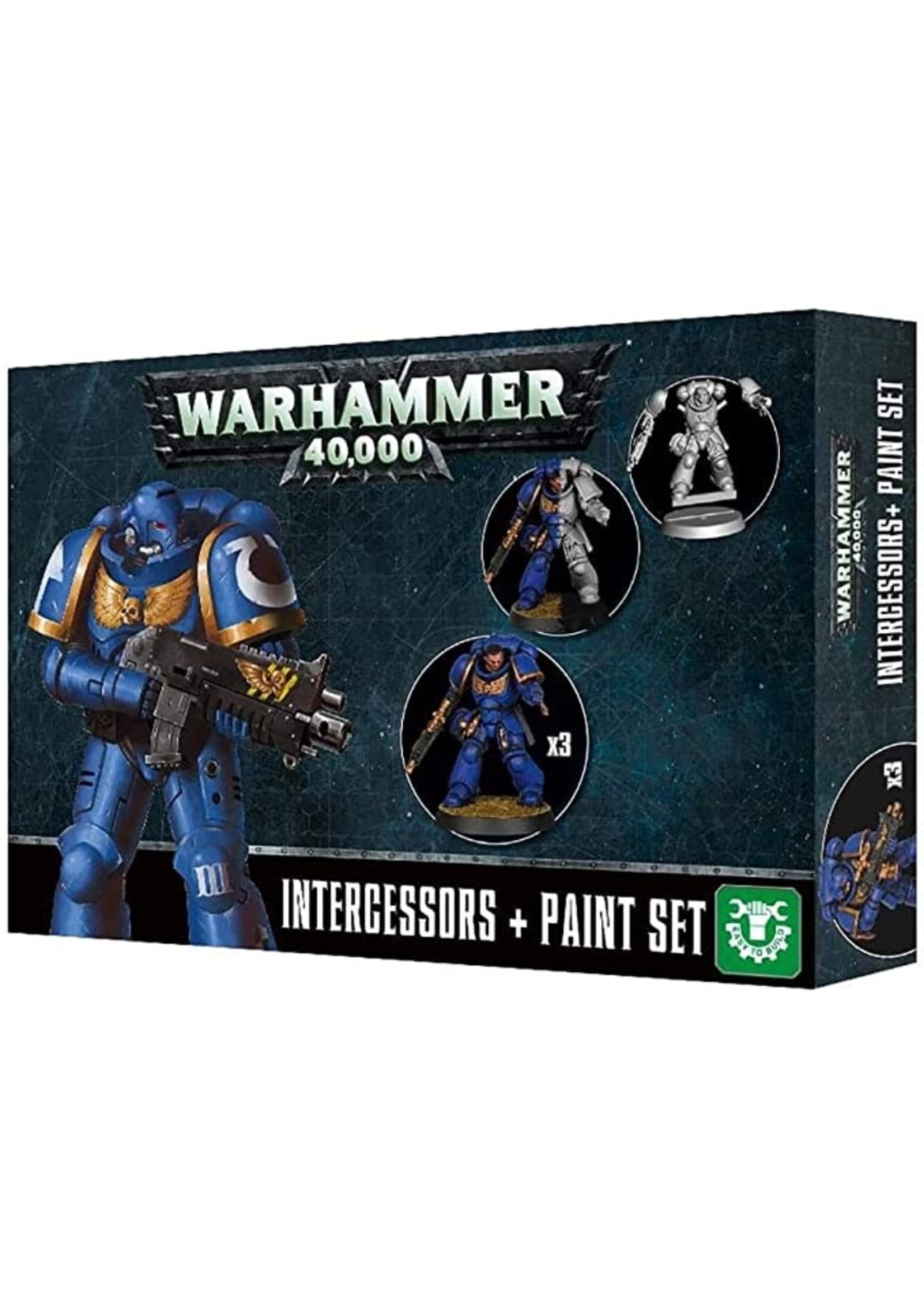  Games Workshop Warhammer 40,000 Space Marines Assault  Intercessors Paints Set : Toys & Games