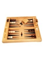 John Hansen Deluxe Wood Tabletop Backgammon