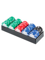 Bicycle Playing Cards Clay Filled Poker Chip Set (100 pc)
