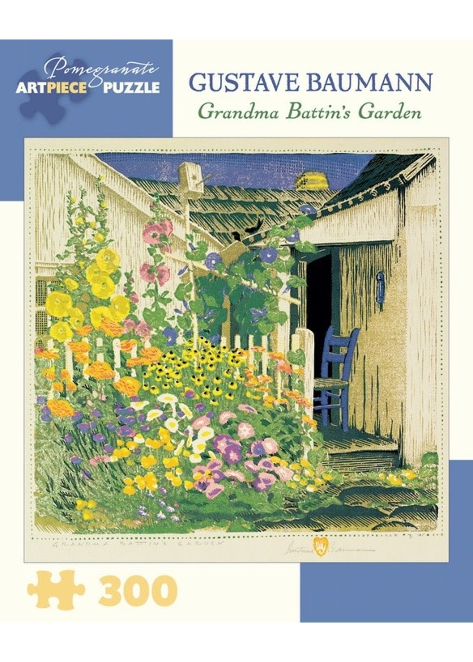 Pomegranate "Grandma Battin's Garden" 300 Piece Puzzle