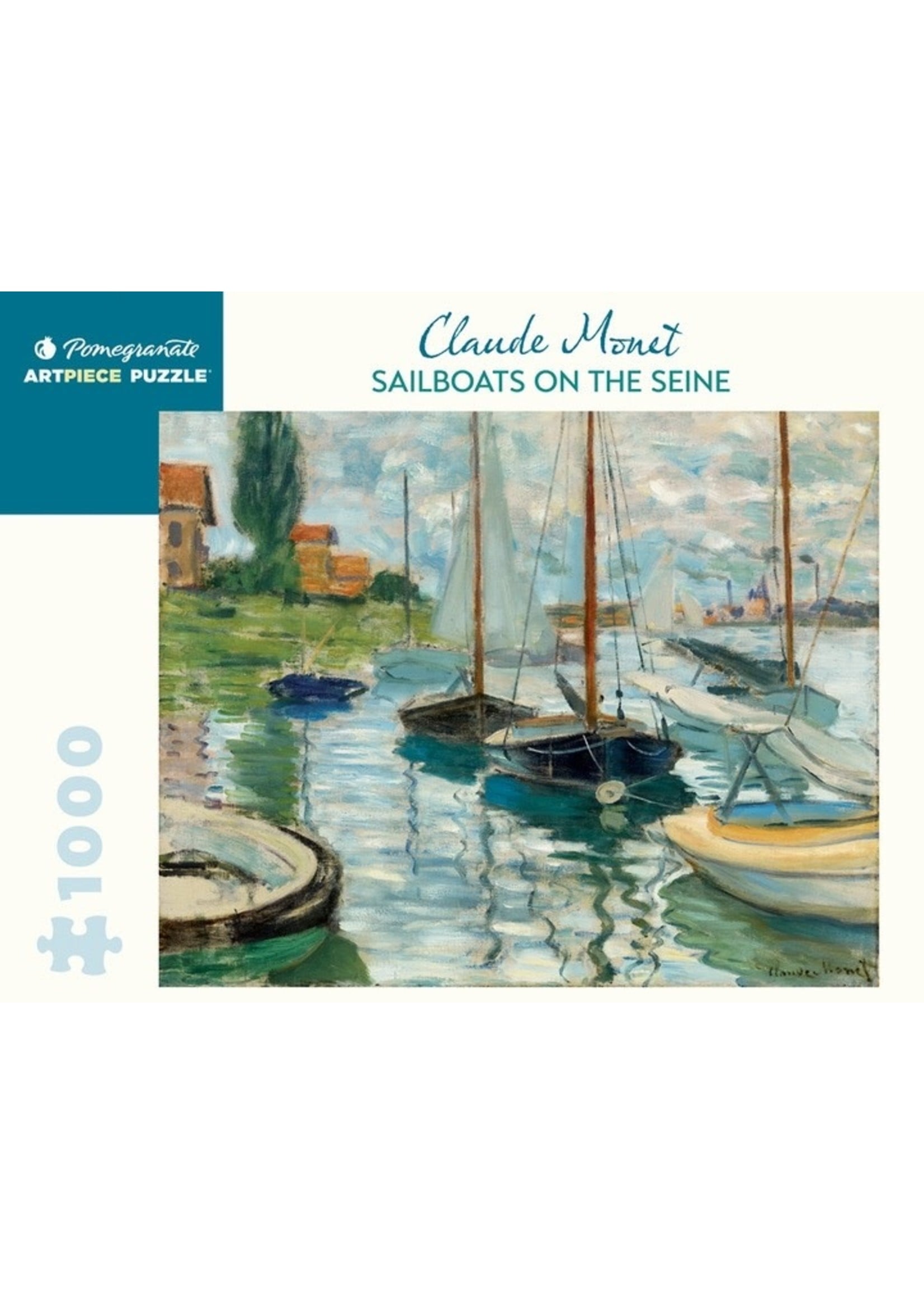 Pomegranate "Sailboats on the Seine" 1000 Piece Puzzle
