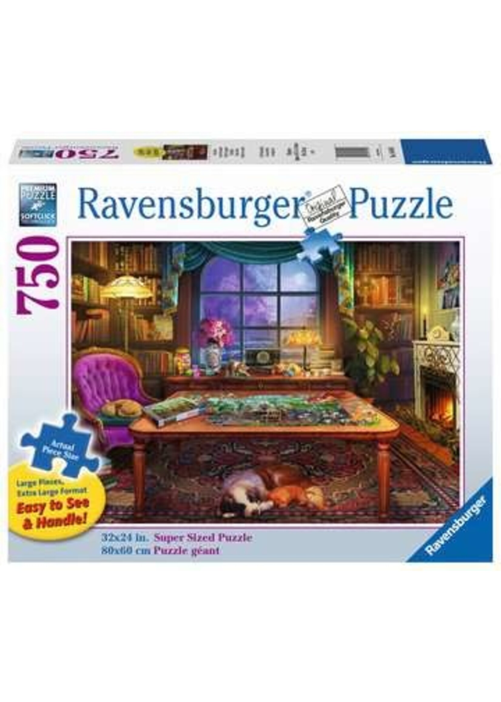 Ravensburger "Puzzler's Place" 750 Piece Large Format  Puzzle