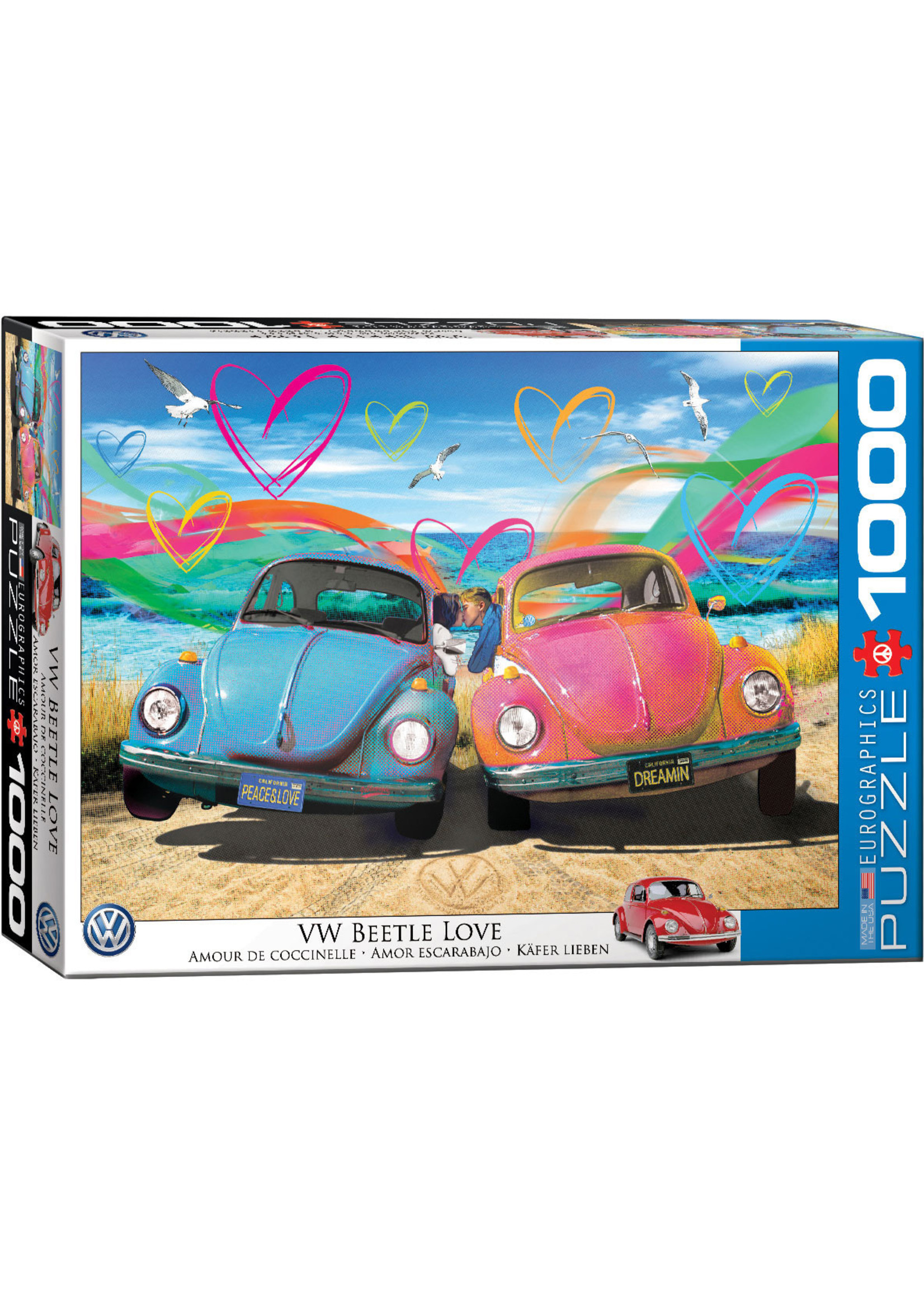 Eurographics "VW Beetle Love" 1000 Piece Puzzle