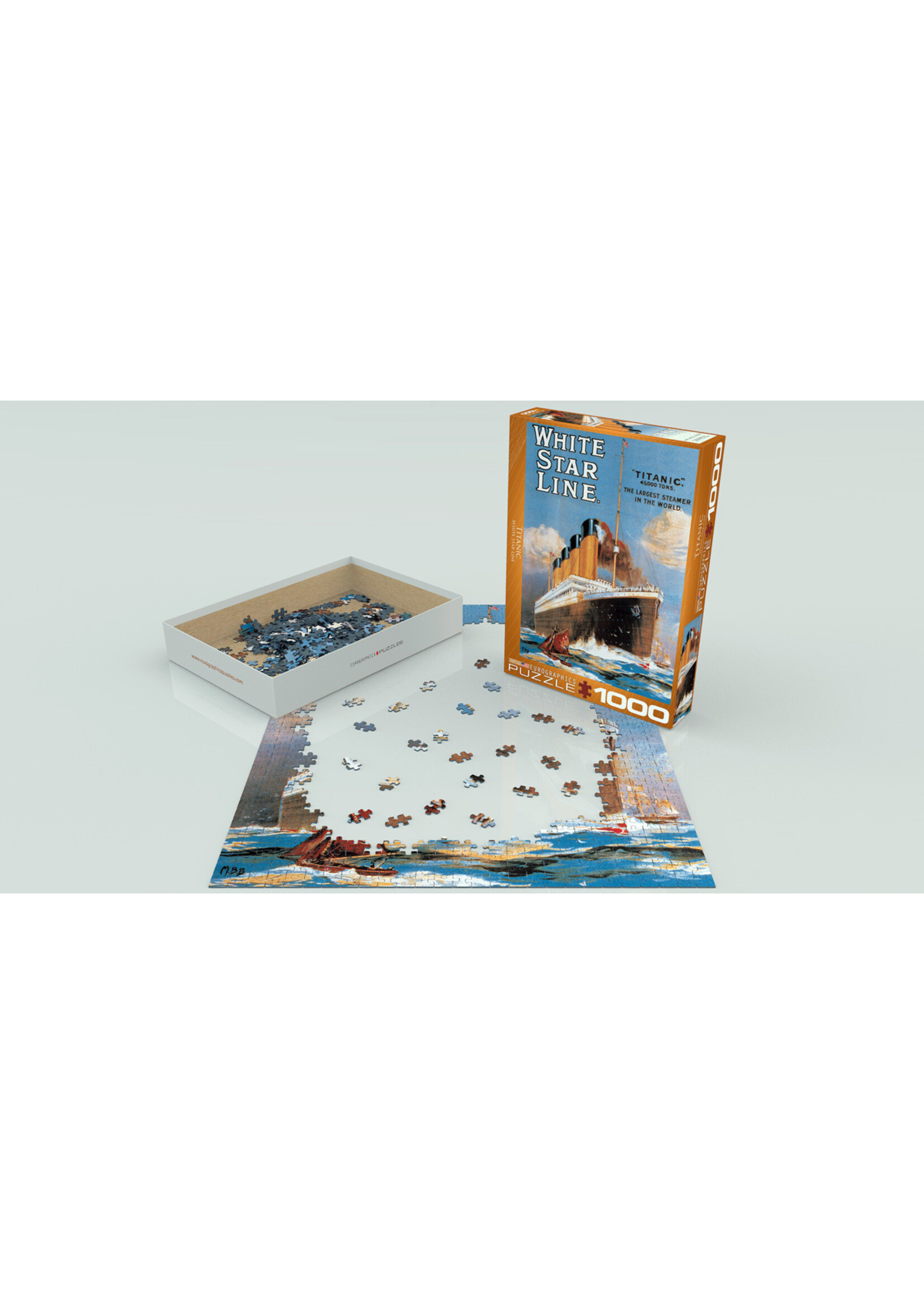 Eurographics "Titanic White Star Line" 1000 Piece Puzzle