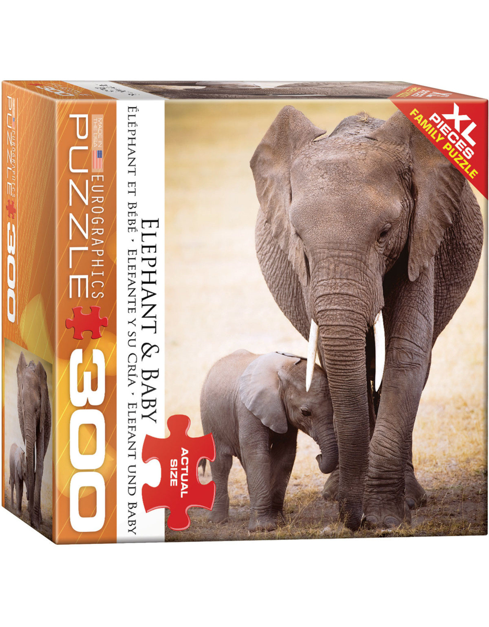 Elephant Baby 300 Piece Puzzle Gamescape North