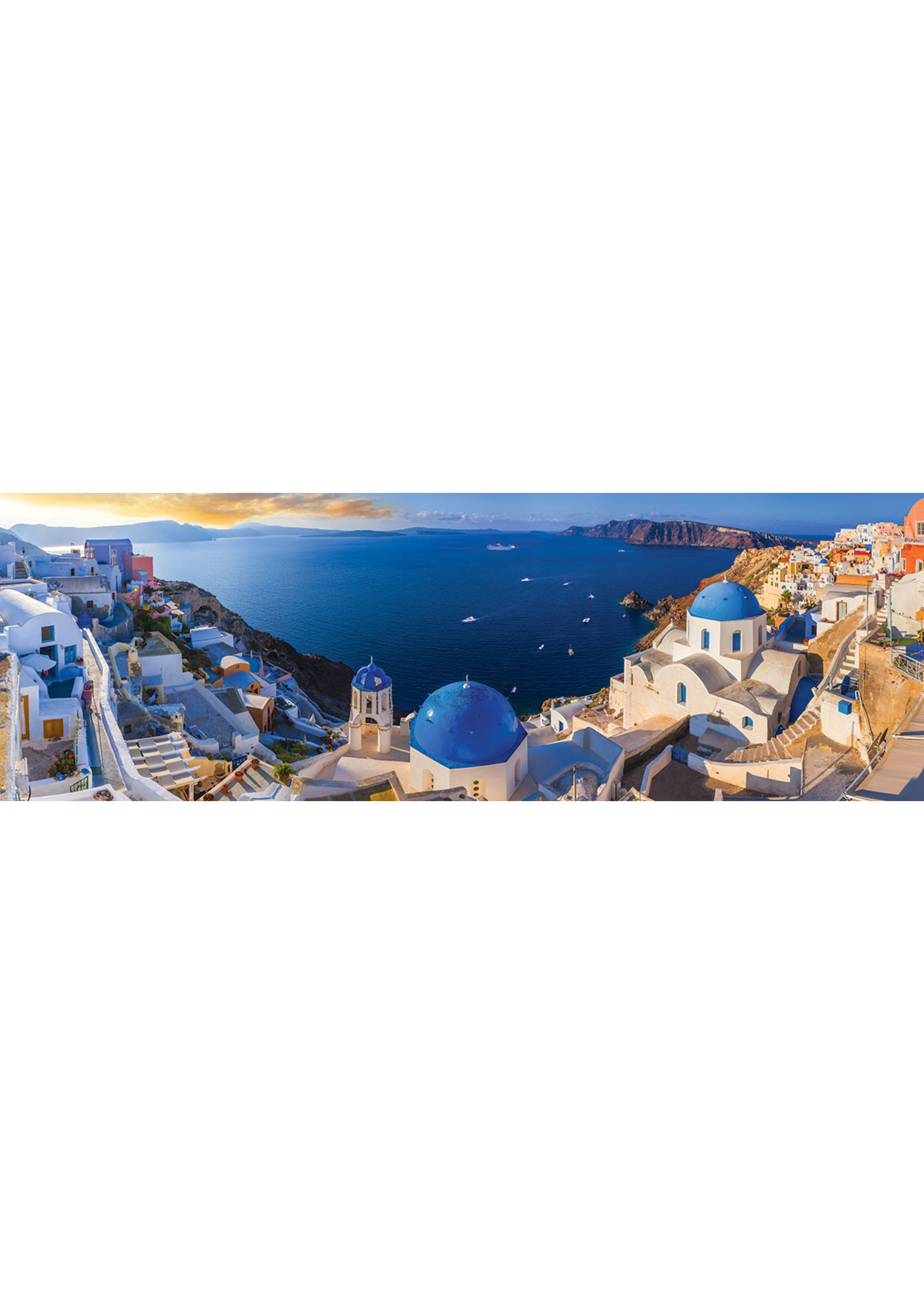 Eurographics "Santorini Greece" 1000 Piece Panoramic Puzzle