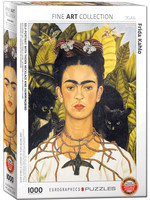 Eurographics "Self-Portrait with Hummingbird" 1000 Piece Puzzle