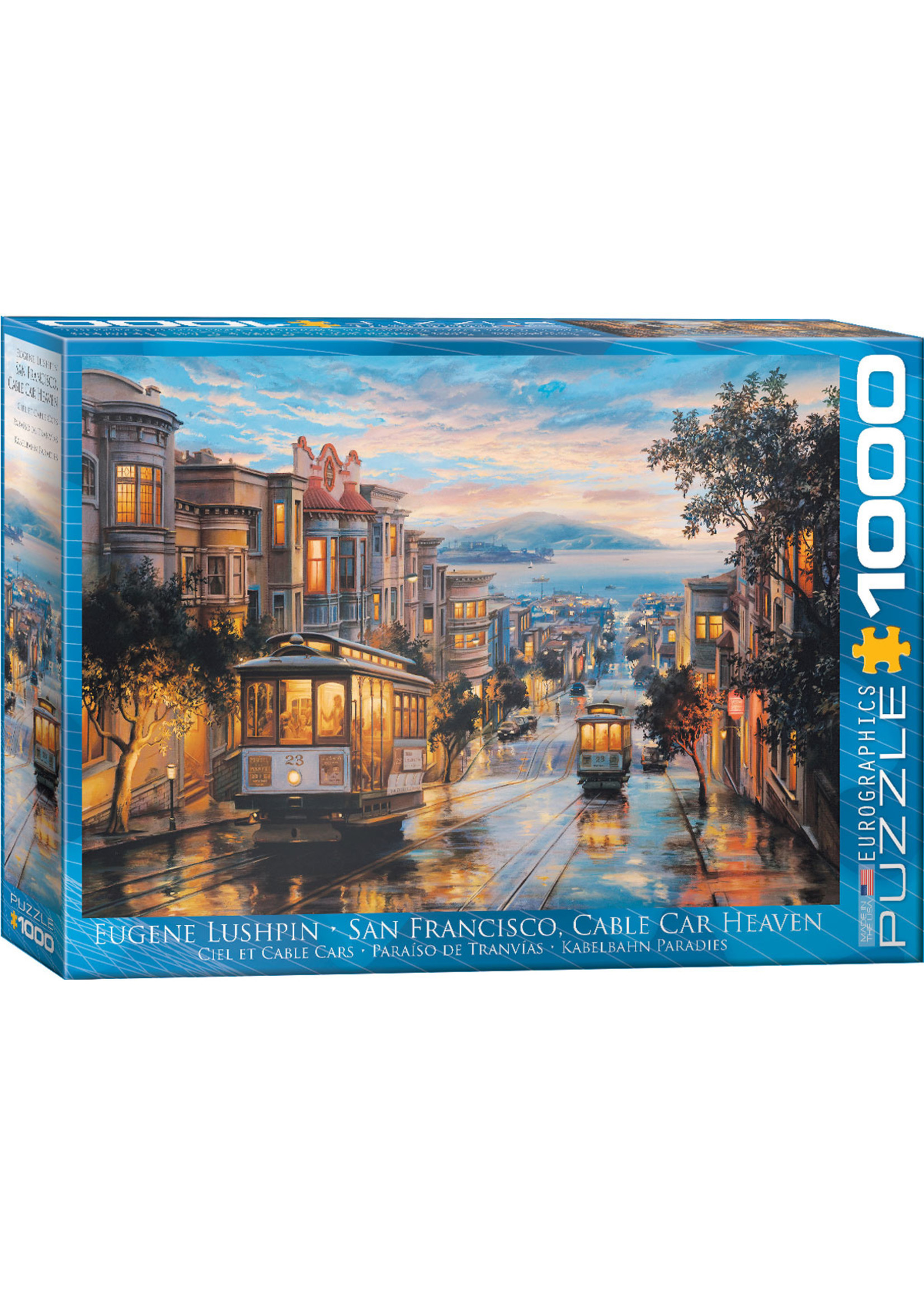 Eurographics "San Francisco Cable Car Heaven" 1000 Piece Puzzle