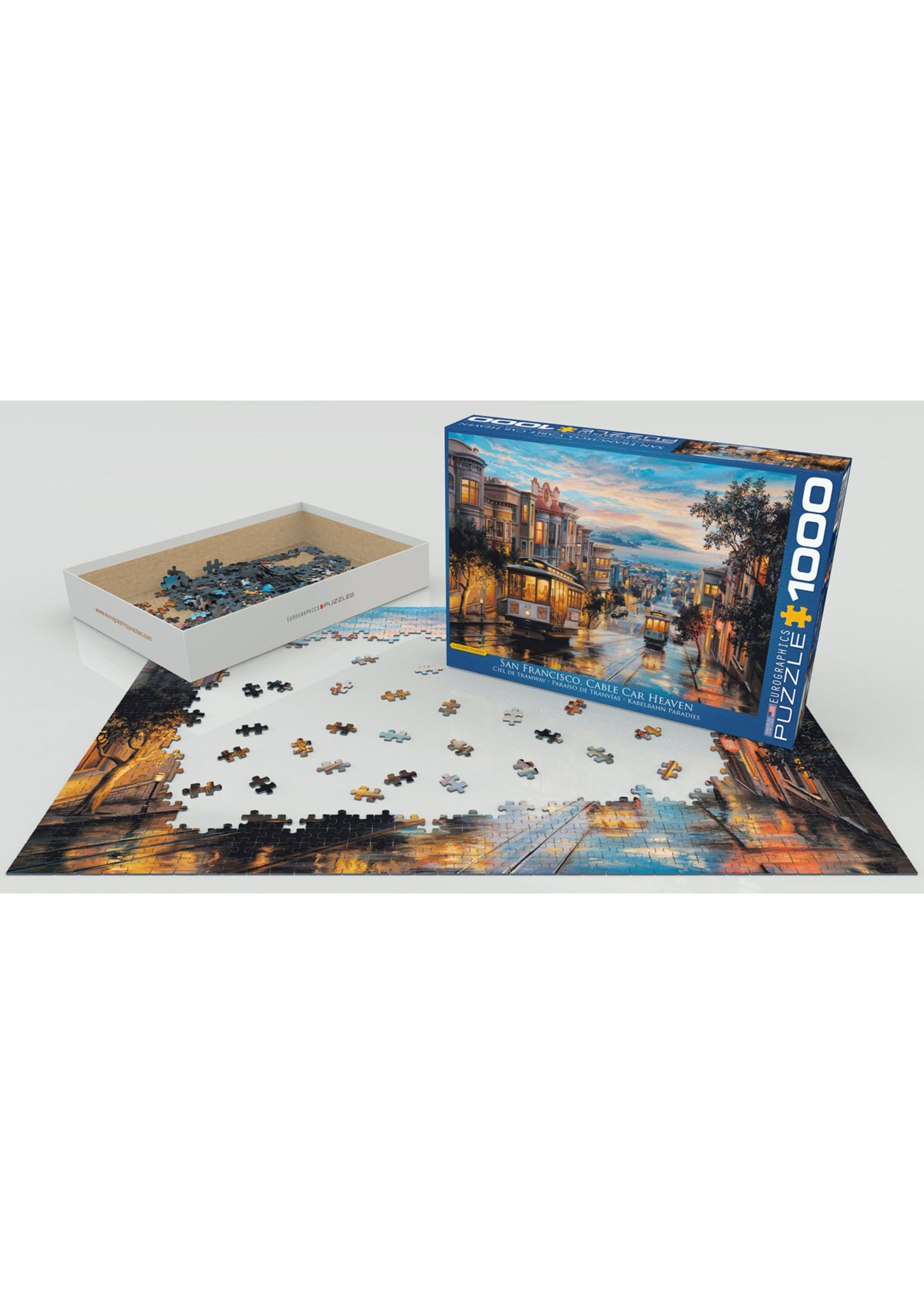 Eurographics "San Francisco Cable Car Heaven" 1000 Piece Puzzle