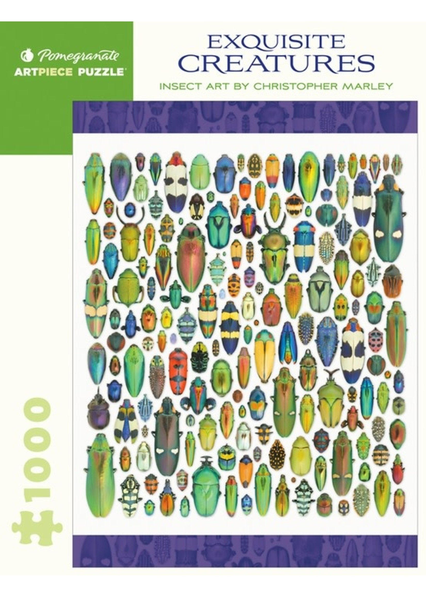 Pomegranate Christopher Marley: Exquisite Creatures - Insect Art 1000 Piece Puzzle