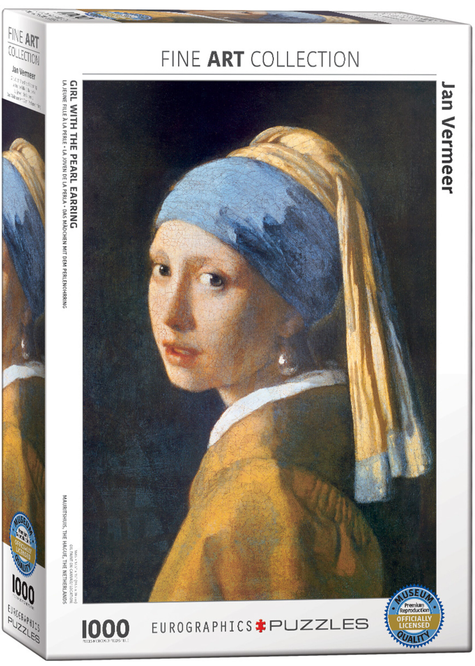Eurographics "Girl with the Pearl Earring" 1000 Piece Puzzle