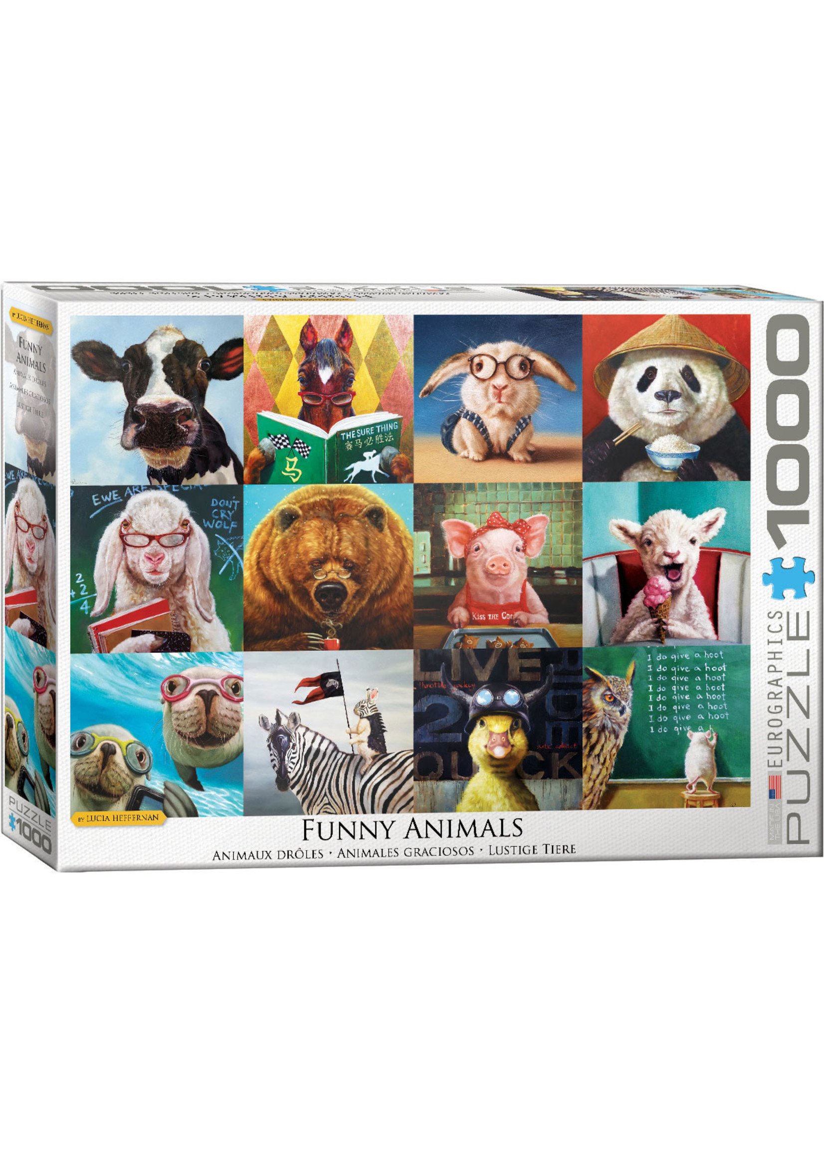 Details about   1000 Piece Jigsaw Puzzle Animals Landscapes Cities funny games D0Y6