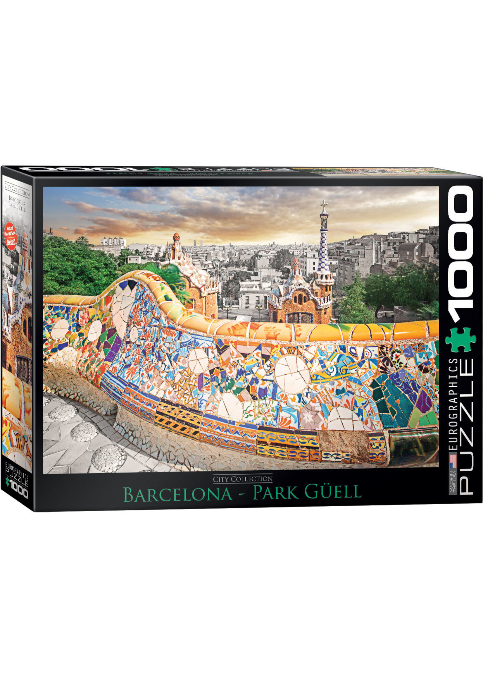 Eurographics "Barcelona Park Guell" 1000 Piece Puzzle