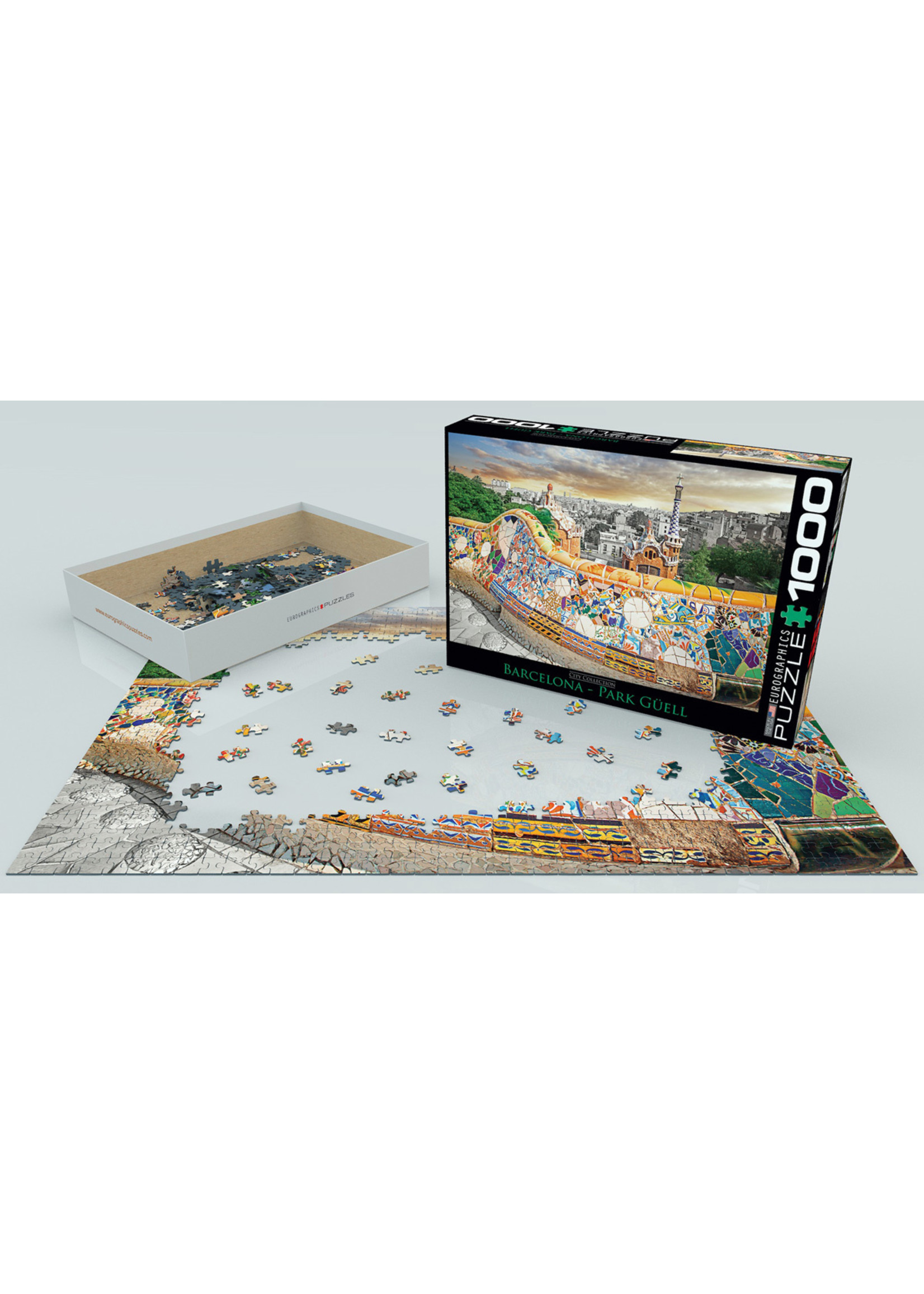 Eurographics "Barcelona Park Guell" 1000 Piece Puzzle