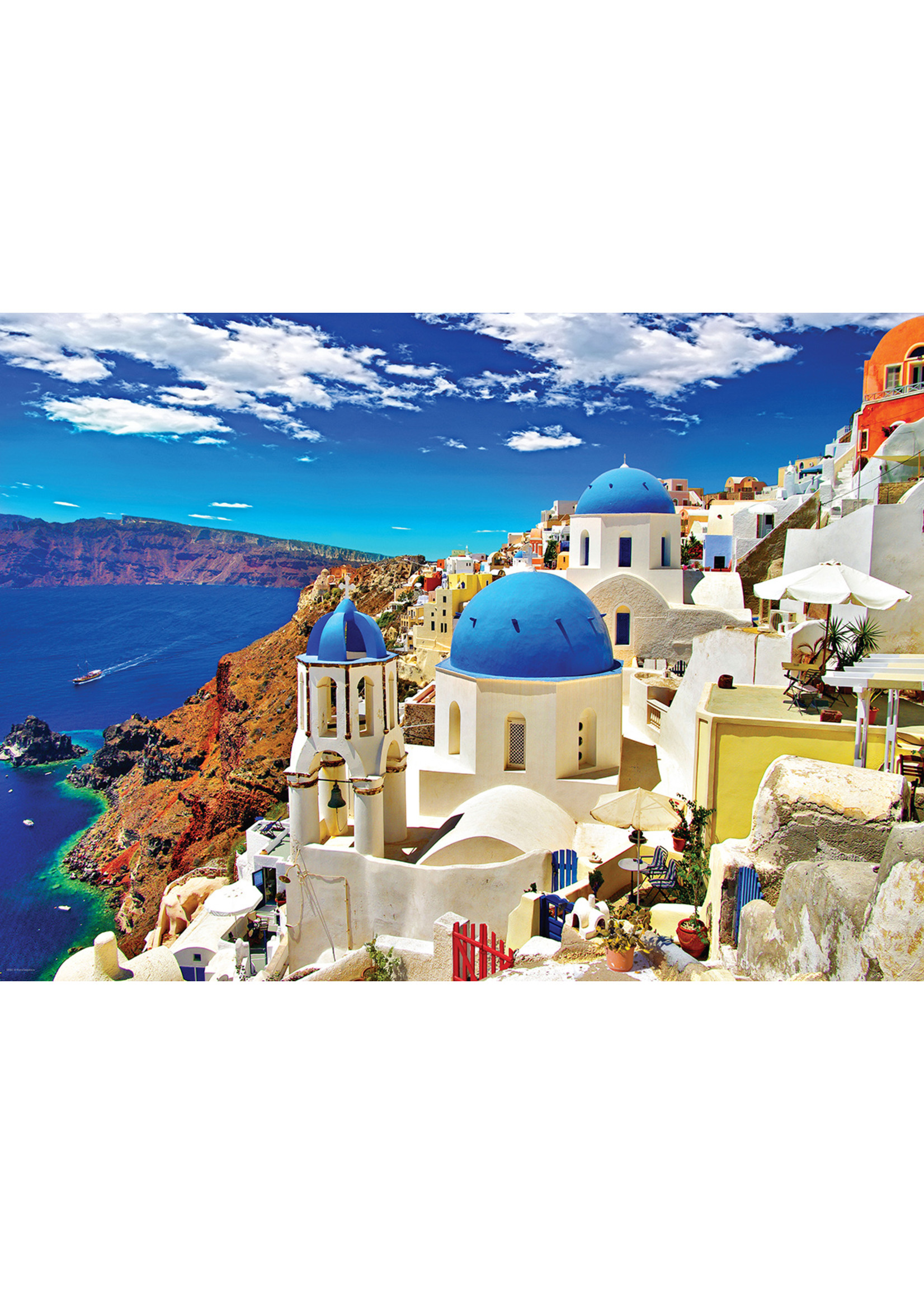 Eurographics "Oia, Santorini" 1000 Piece Puzzle