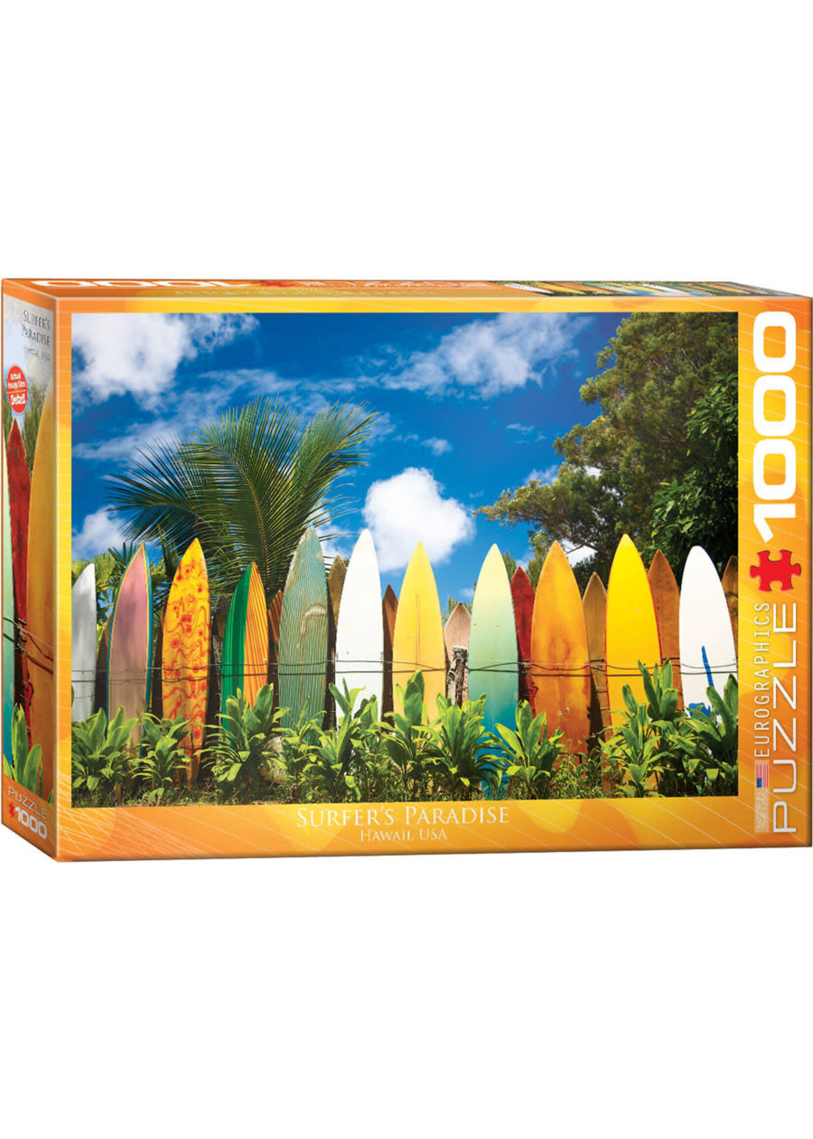 Eurographics "Surfer's Paradise" 1000 Piece Puzzle