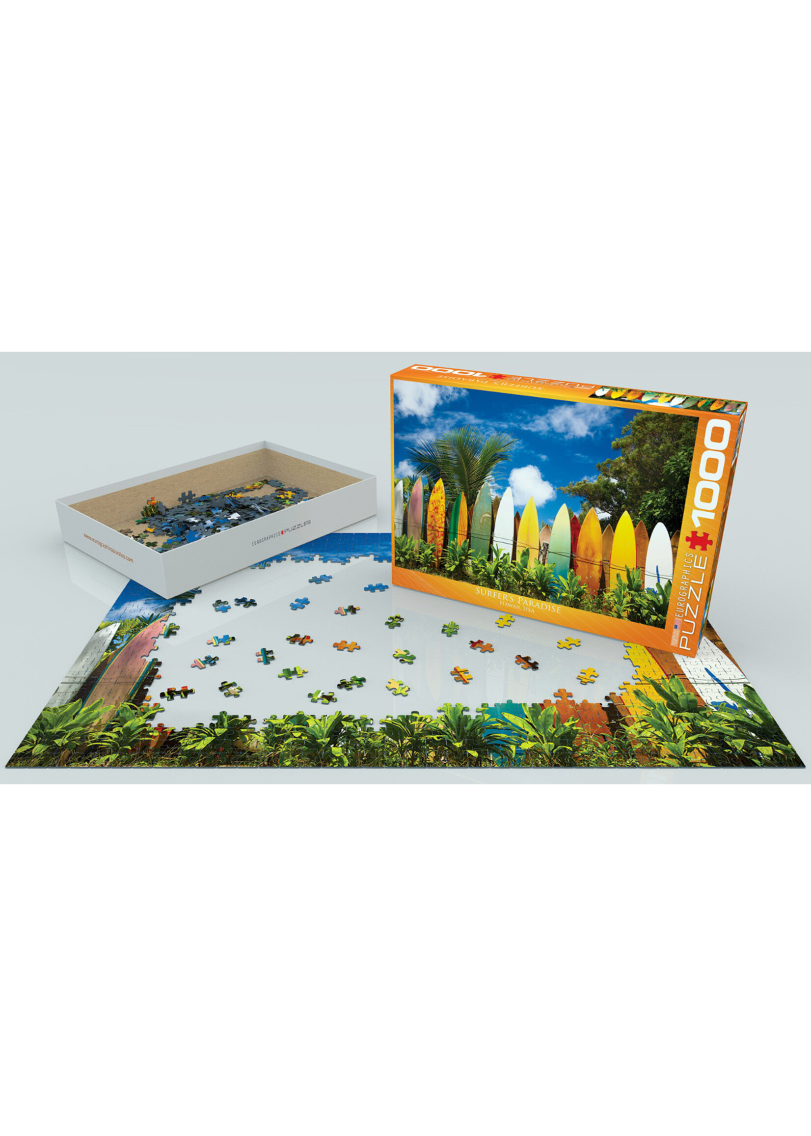 Eurographics "Surfer's Paradise" 1000 Piece Puzzle