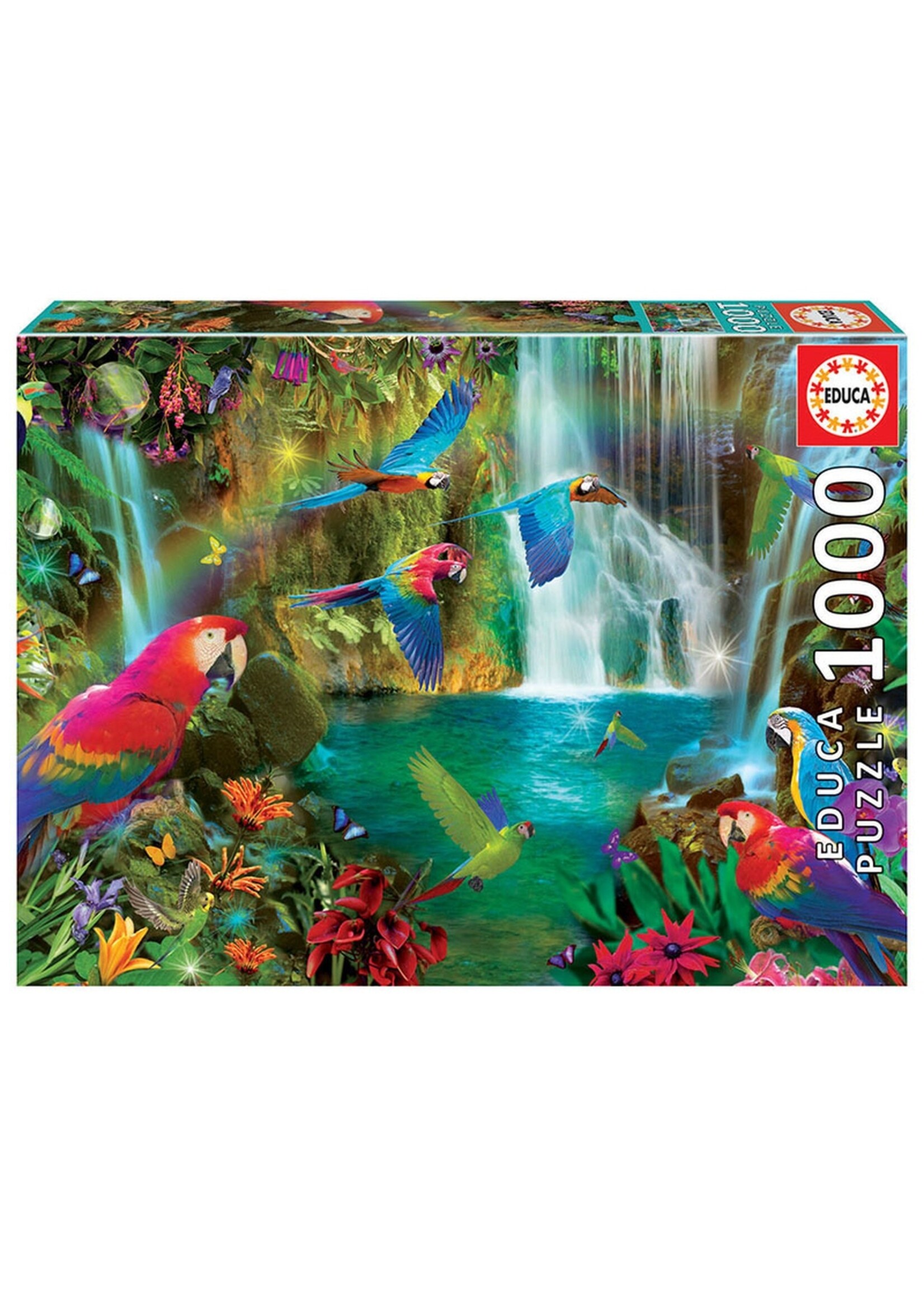 Educa "Tropical Parrots" 1000 Piece Puzzle