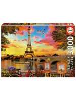 Educa "Sunset in Paris" 3000 Piece Puzzle