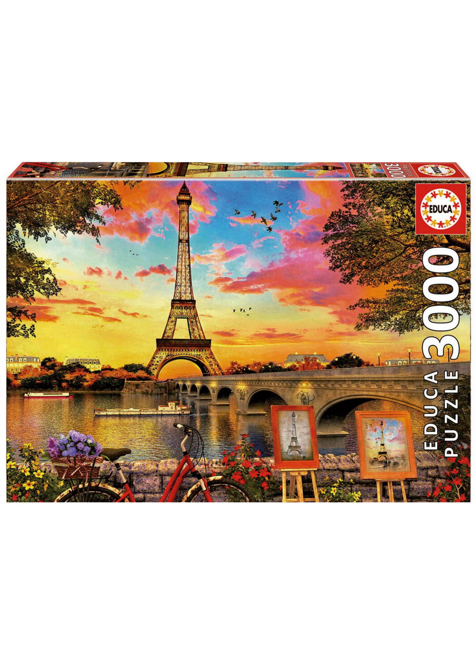 Educa "Sunset in Paris" 3000 Piece Puzzle