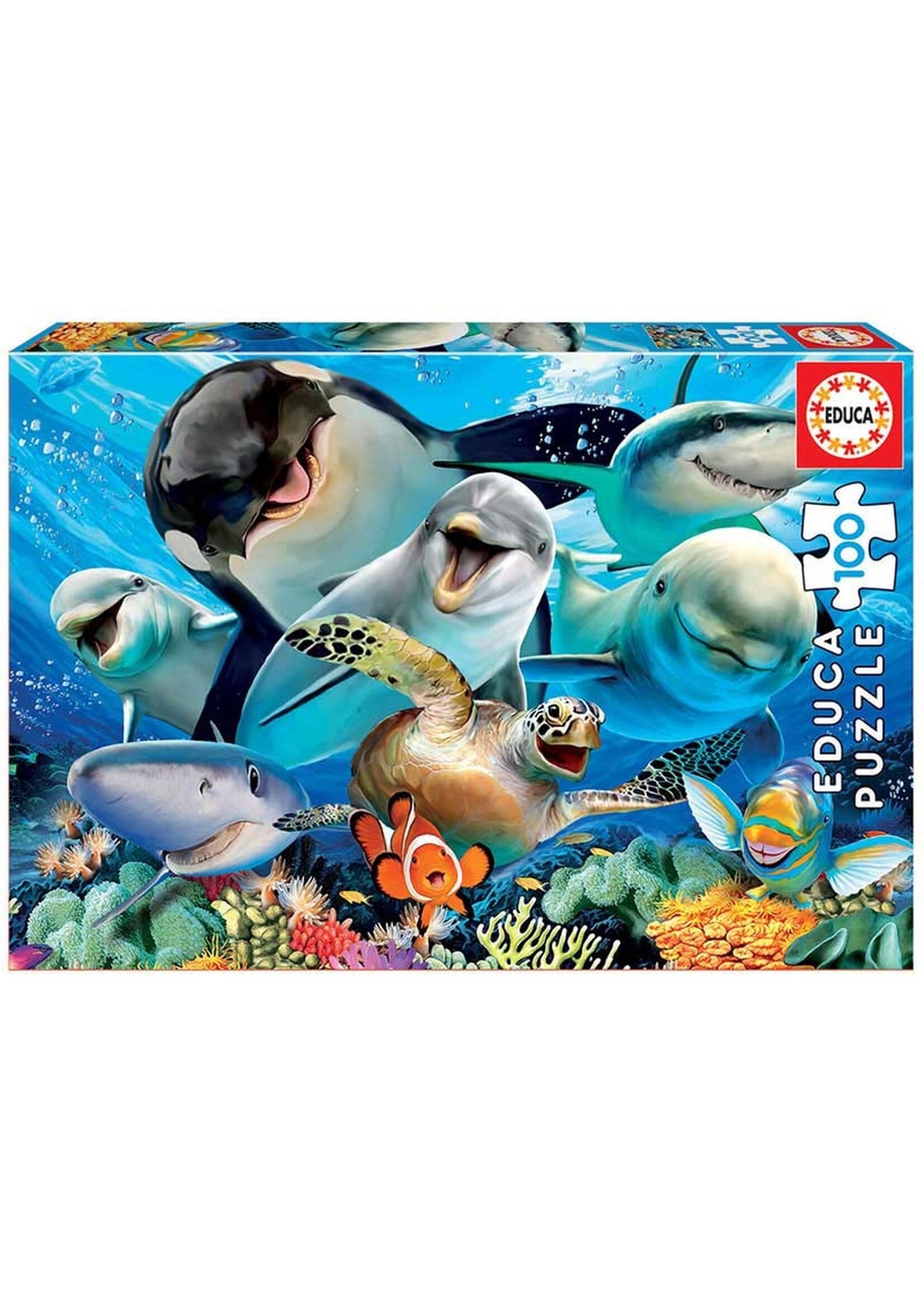 Educa "Underwater Selfie" 100 Piece Puzzle