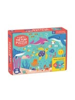 Mudpuppy "Ocean Party" Lift-the-Flap 12 Piece Puzzle