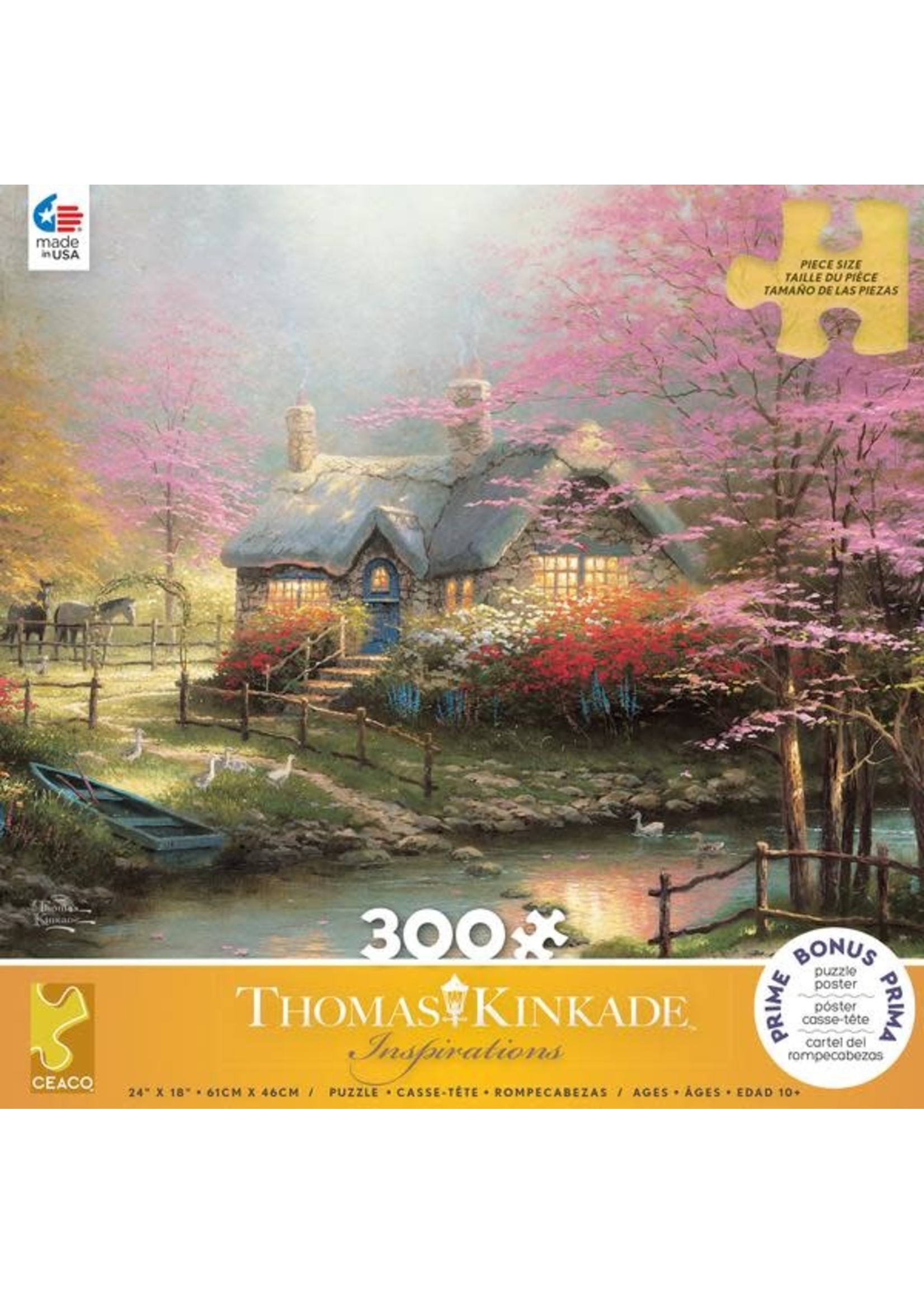 Ceaco Inspirations Collection: "Stepping Stone" 300 Piece Puzzle