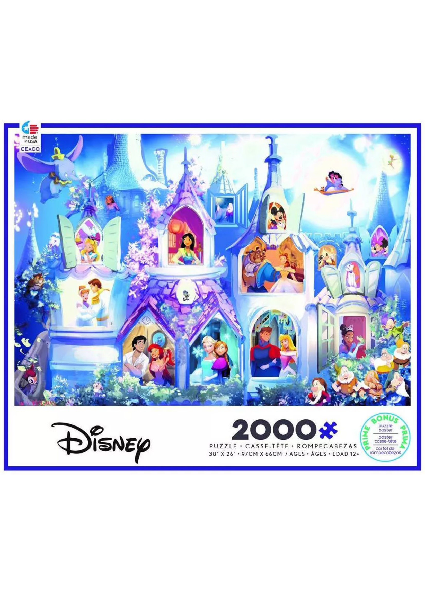 Disney Jigsaw 2000 Piece Puzzle New