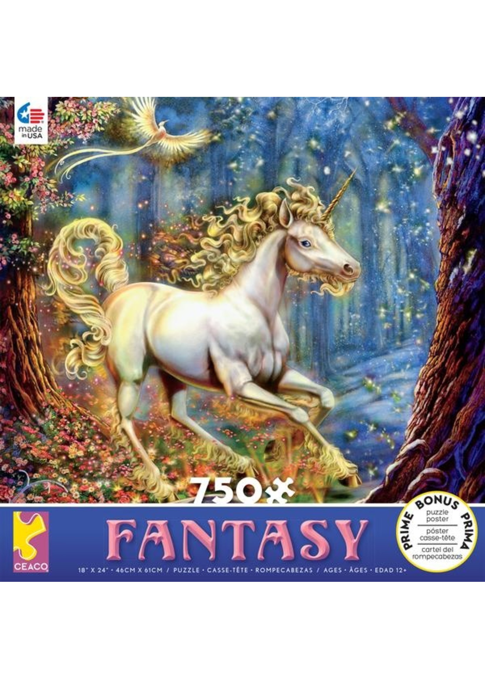 Ceaco Fantasy Collection: "Unicorn" 750 Piece Puzzle