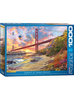 Eurographics "Sunset at Baker Beach" 1000 Piece Puzzle