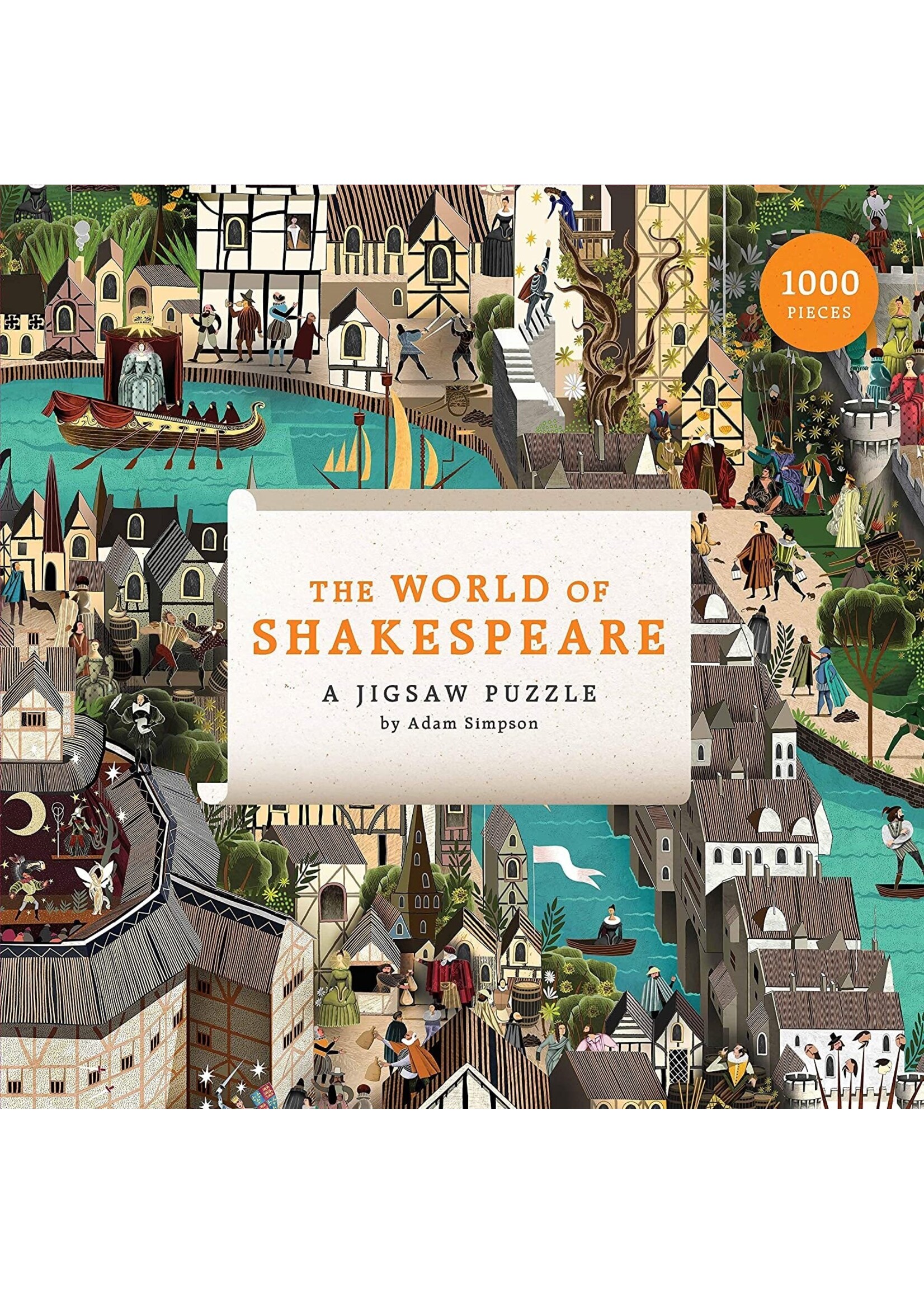 Galison The World of Shakespeare 1000 Piece Puzzle