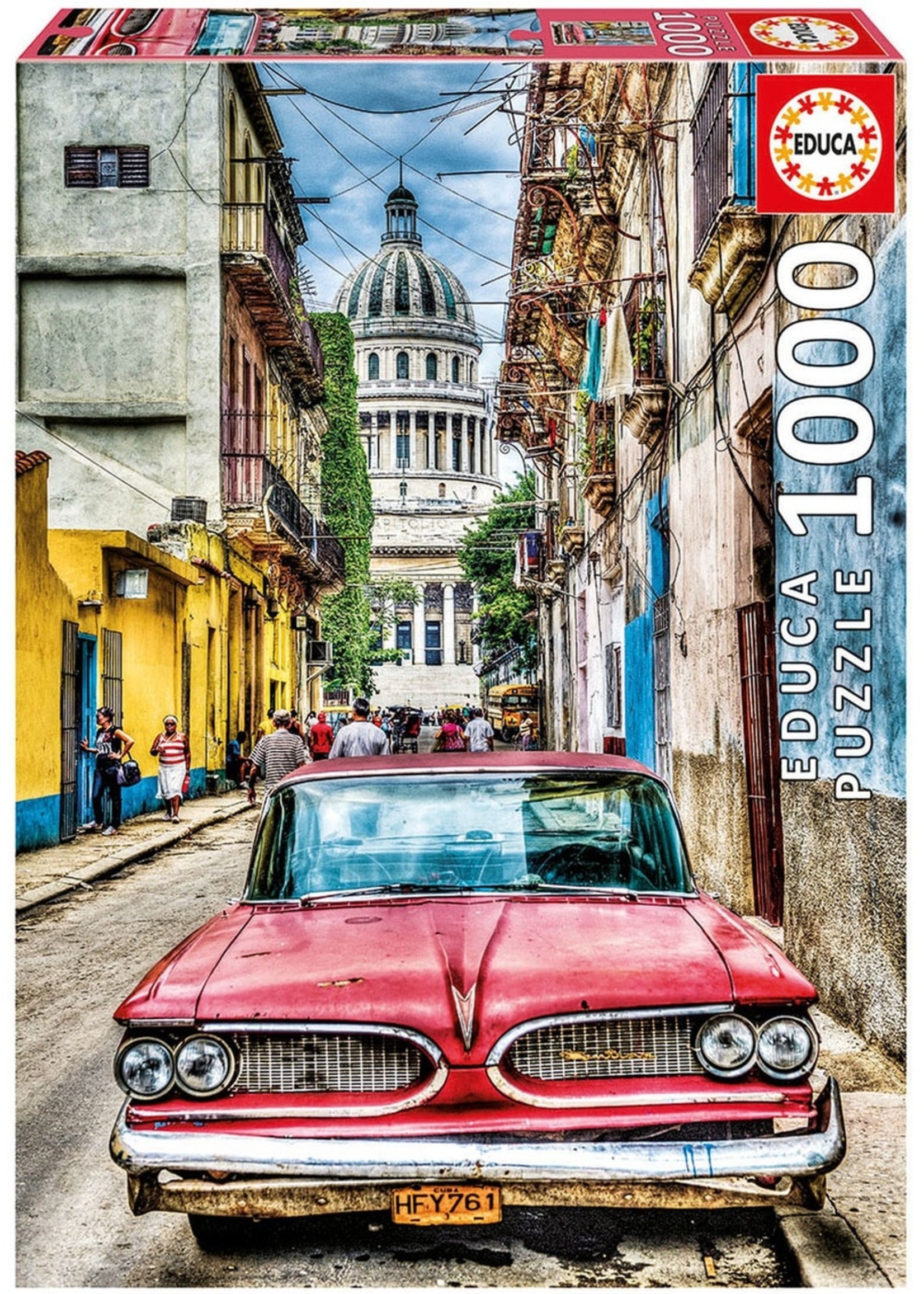 Educa "Vintage Car in Old Havana" 1000 Piece Puzzle