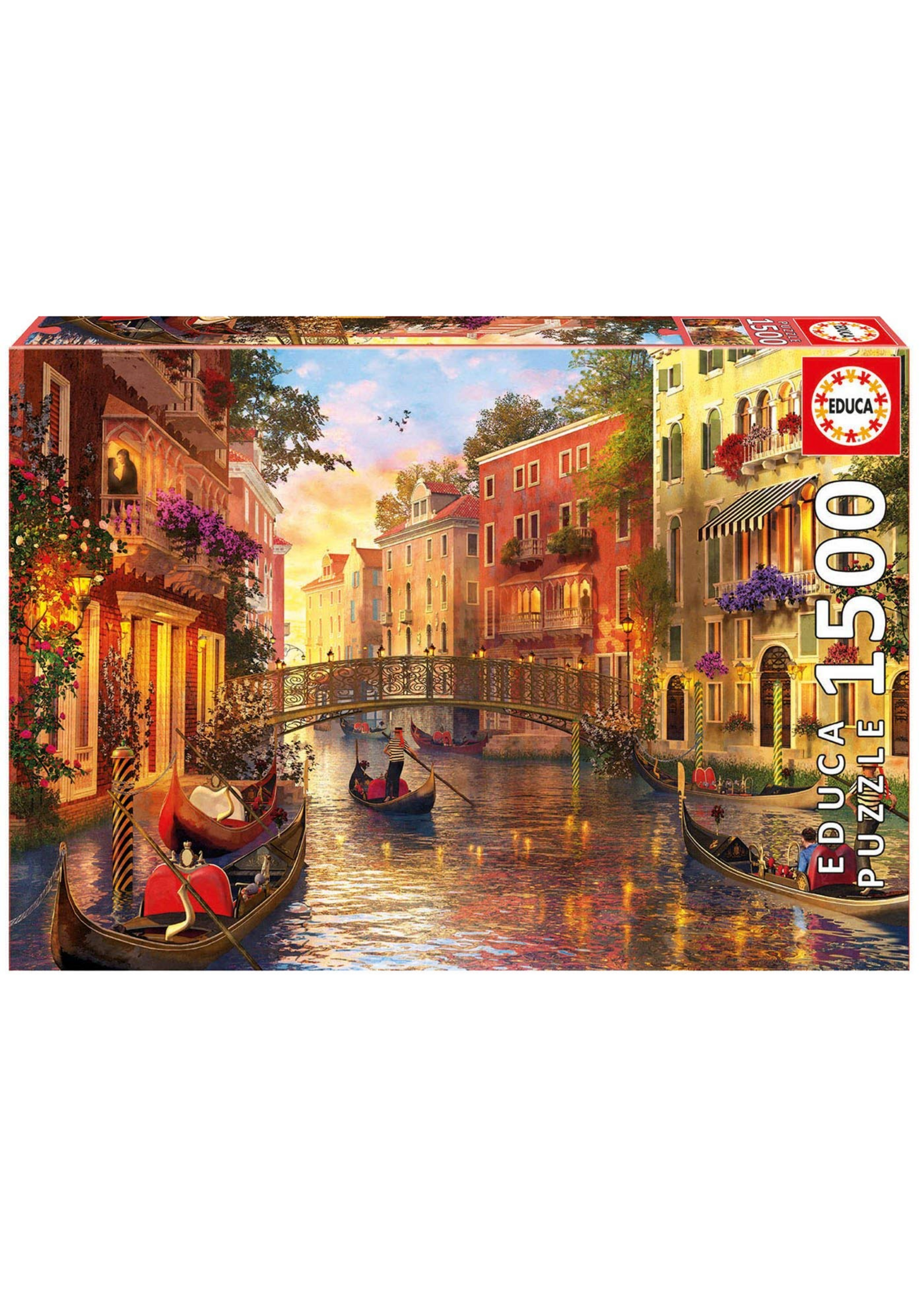 Educa "Sunset in Venice" 1500 Piece Puzzle