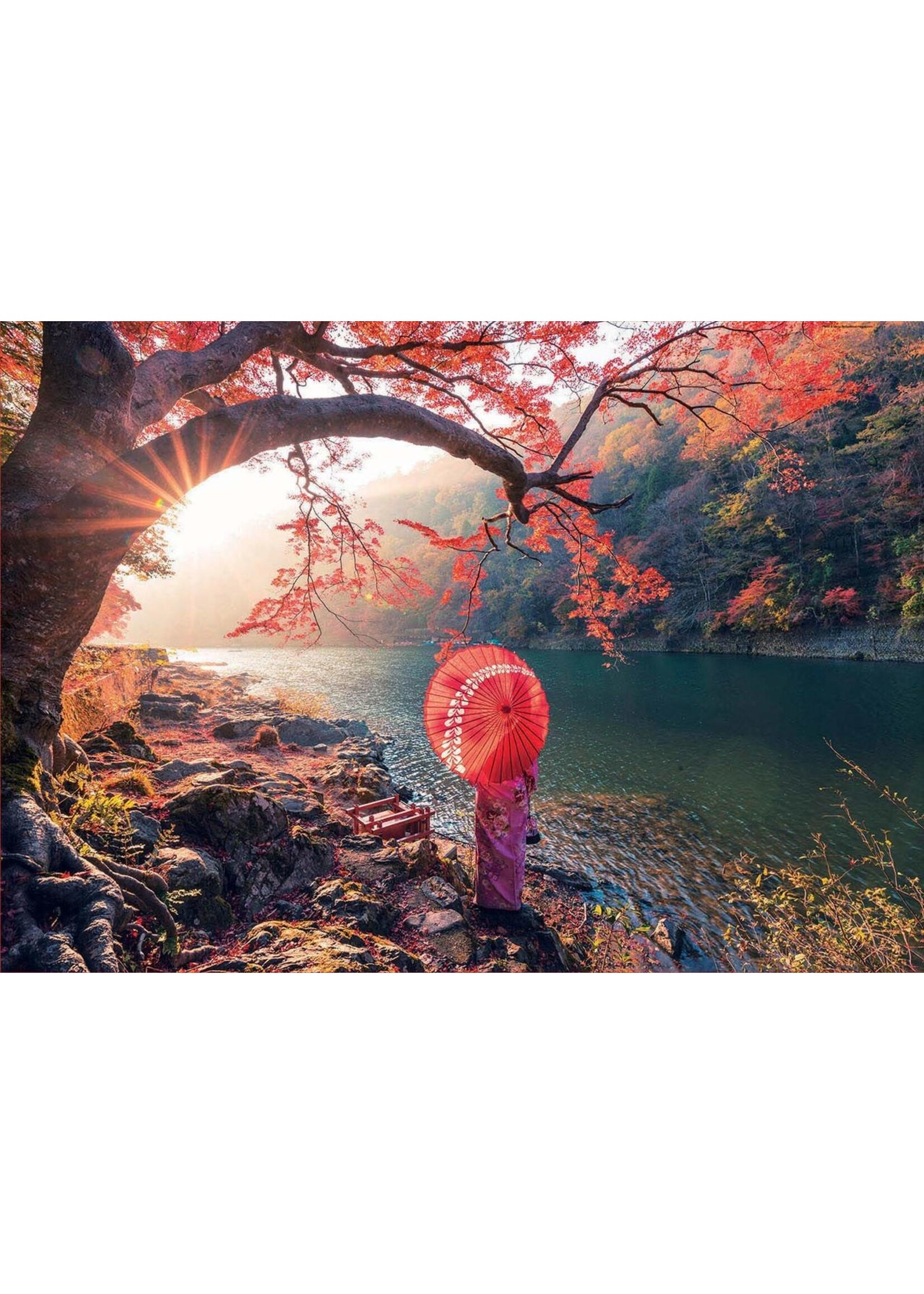 Educa "Sunrise in Katsura River, Japan" 1000 Piece Puzzle