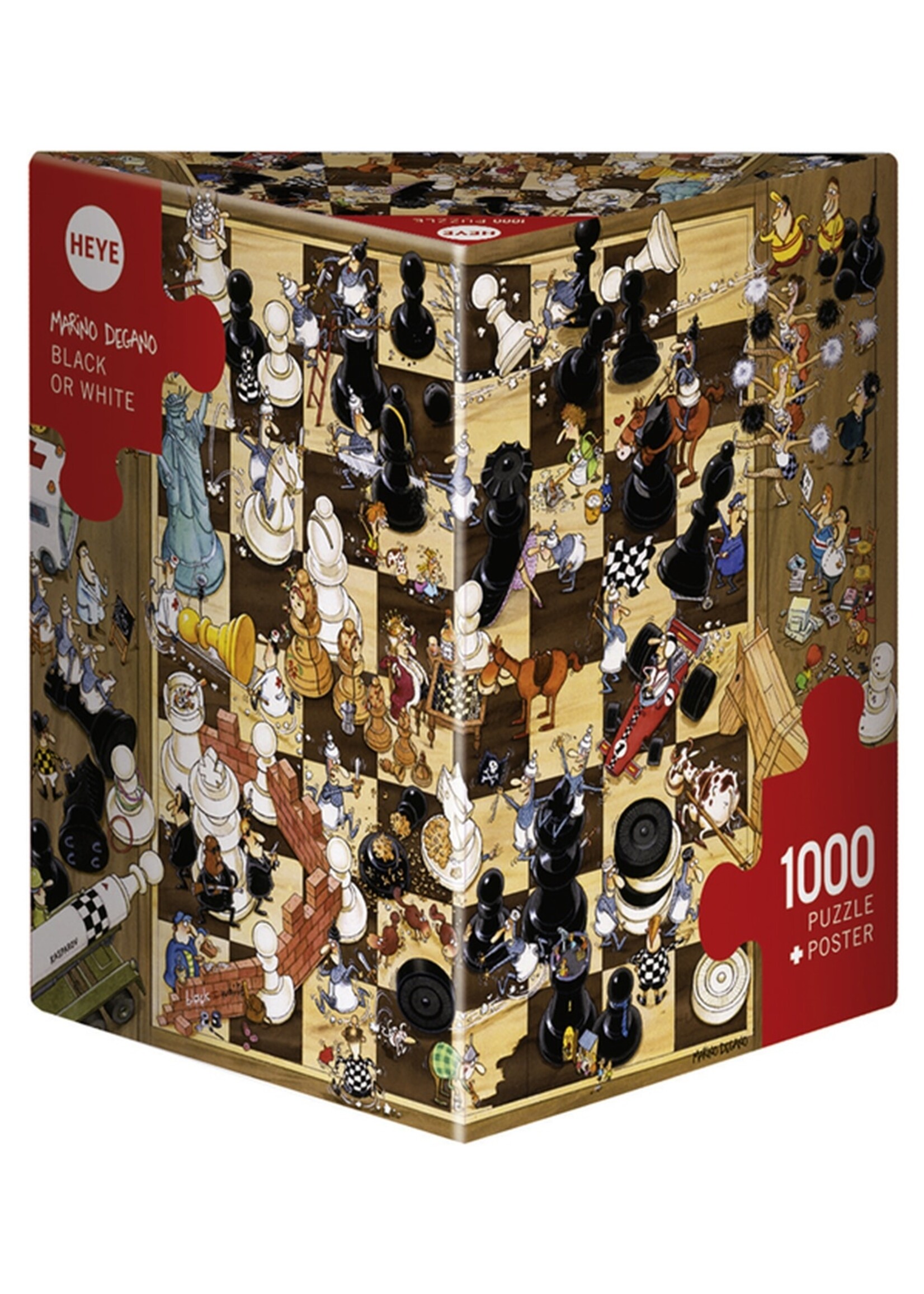 Heye "Black or White" 1000 Piece Puzzle