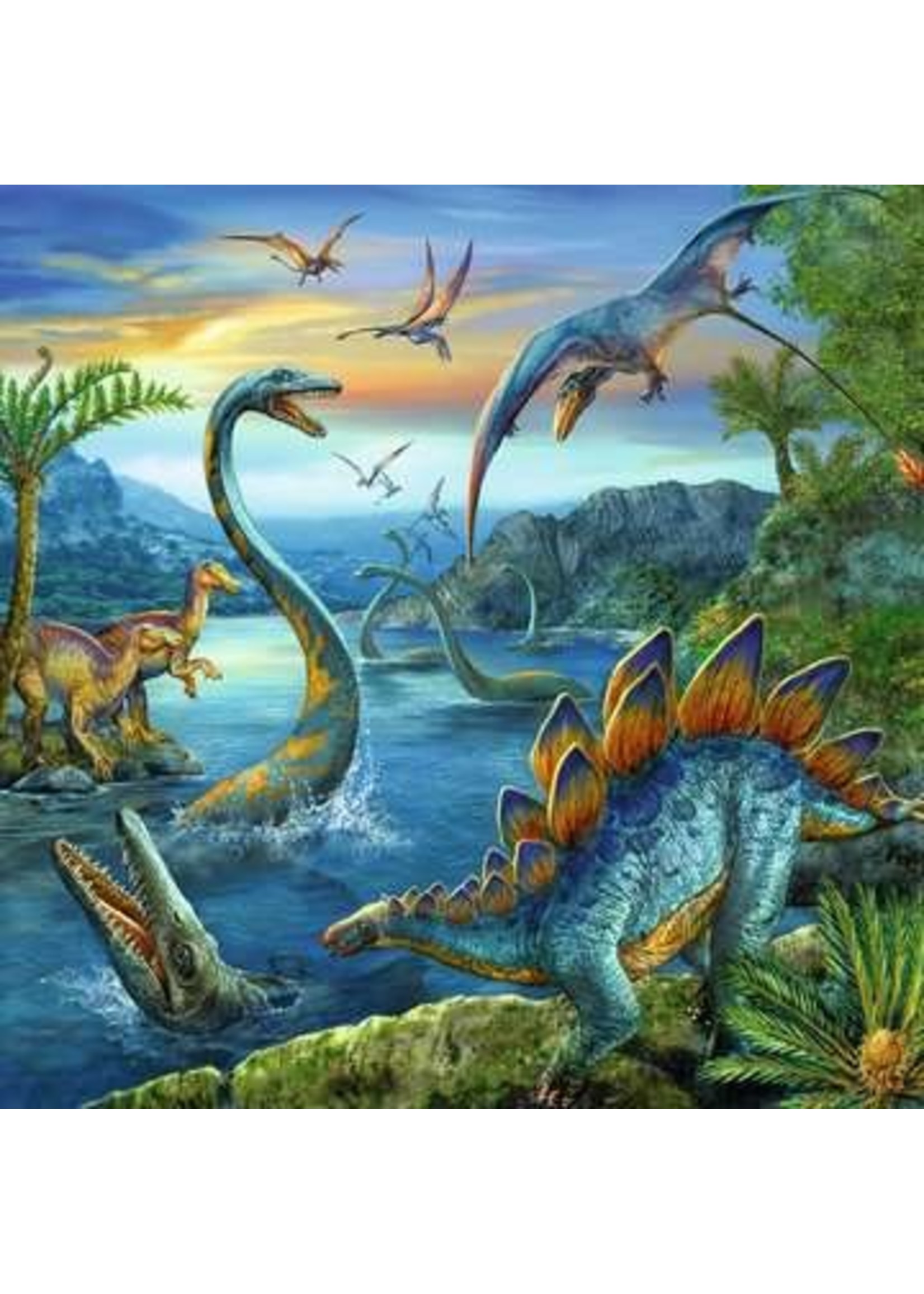 Ravensburger "Dinosaur Fascination" 3x 49 Piece Puzzles