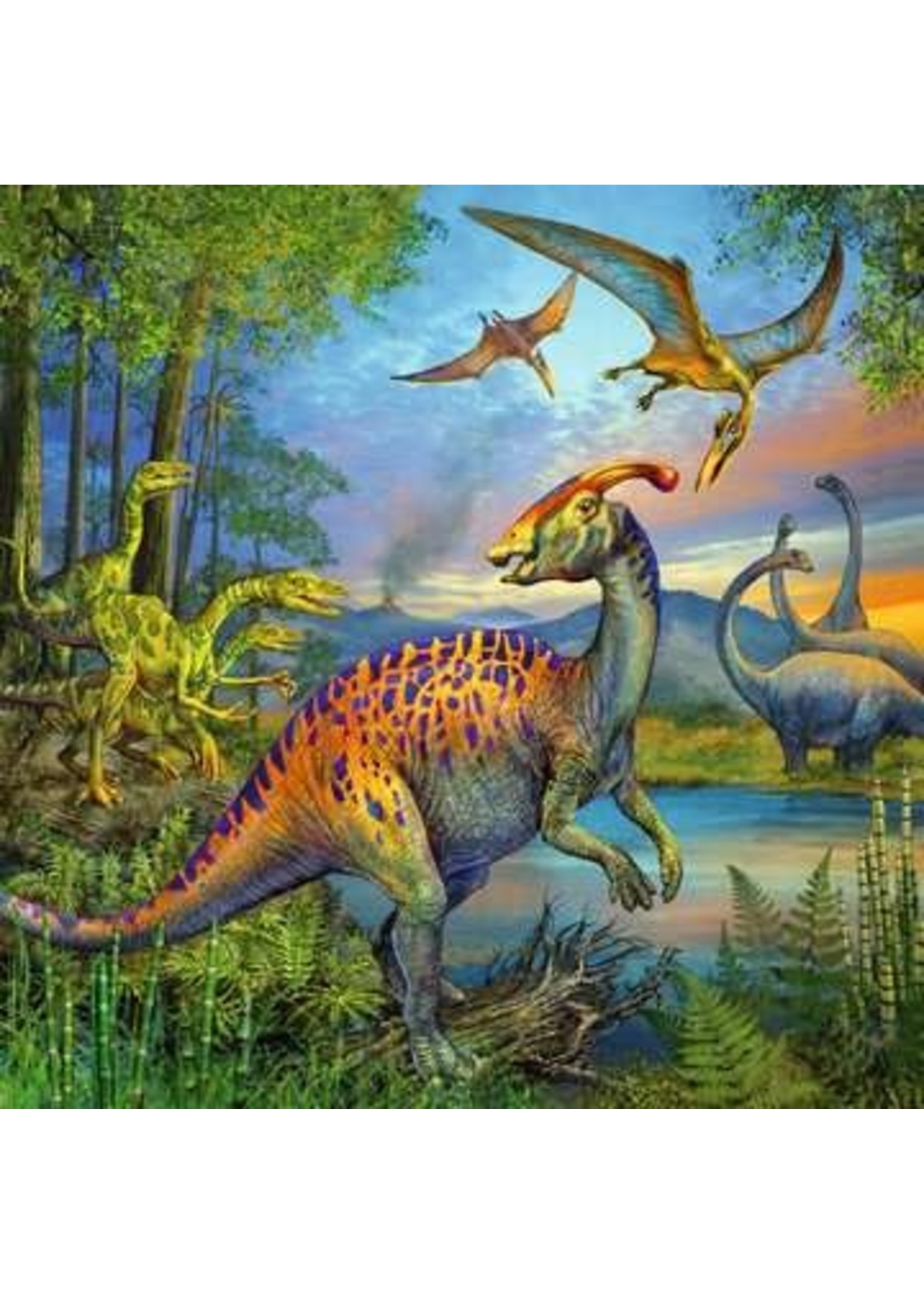 Ravensburger "Dinosaur Fascination" 3x 49 Piece Puzzles